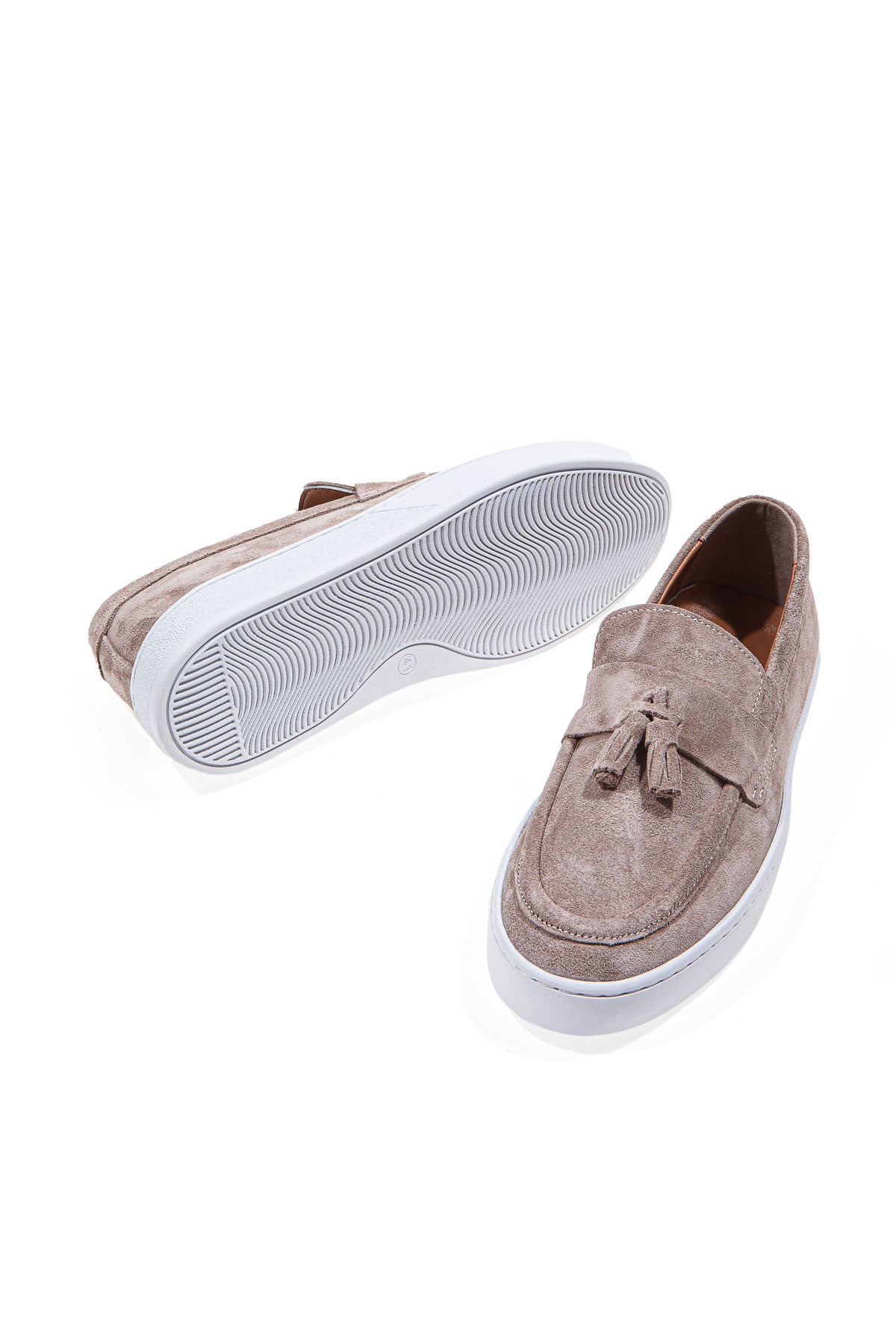 TASSEL KUM SÜET DERİ ERKEK LOAFER AYAKKABI
