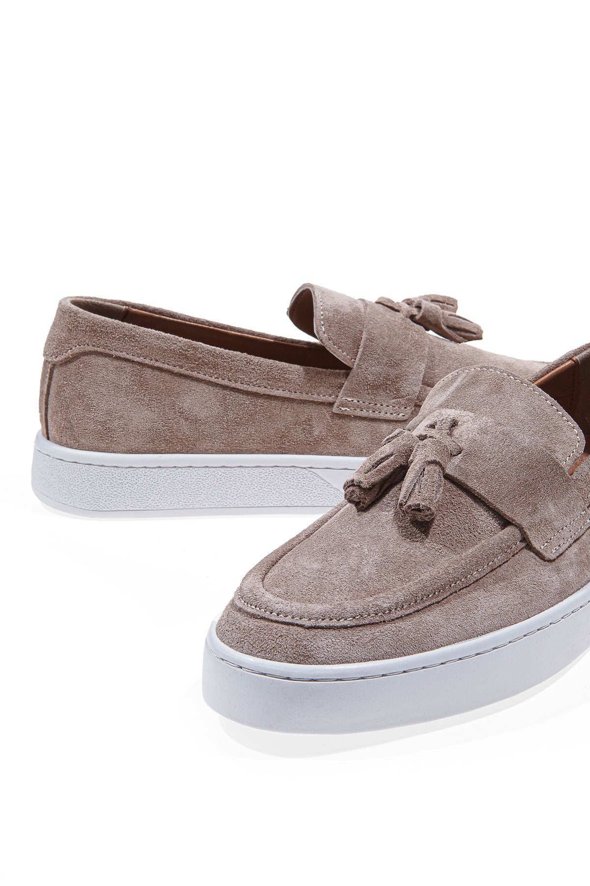 TASSEL KUM SÜET DERİ ERKEK LOAFER AYAKKABI
