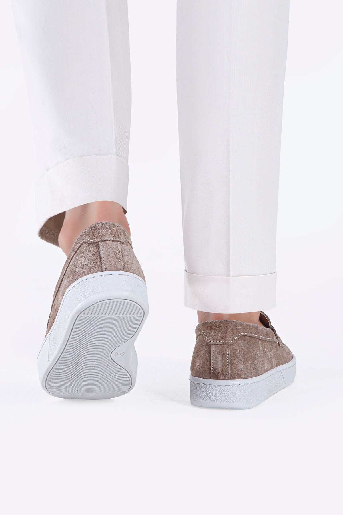 TASSEL KUM SÜET DERİ ERKEK LOAFER AYAKKABI