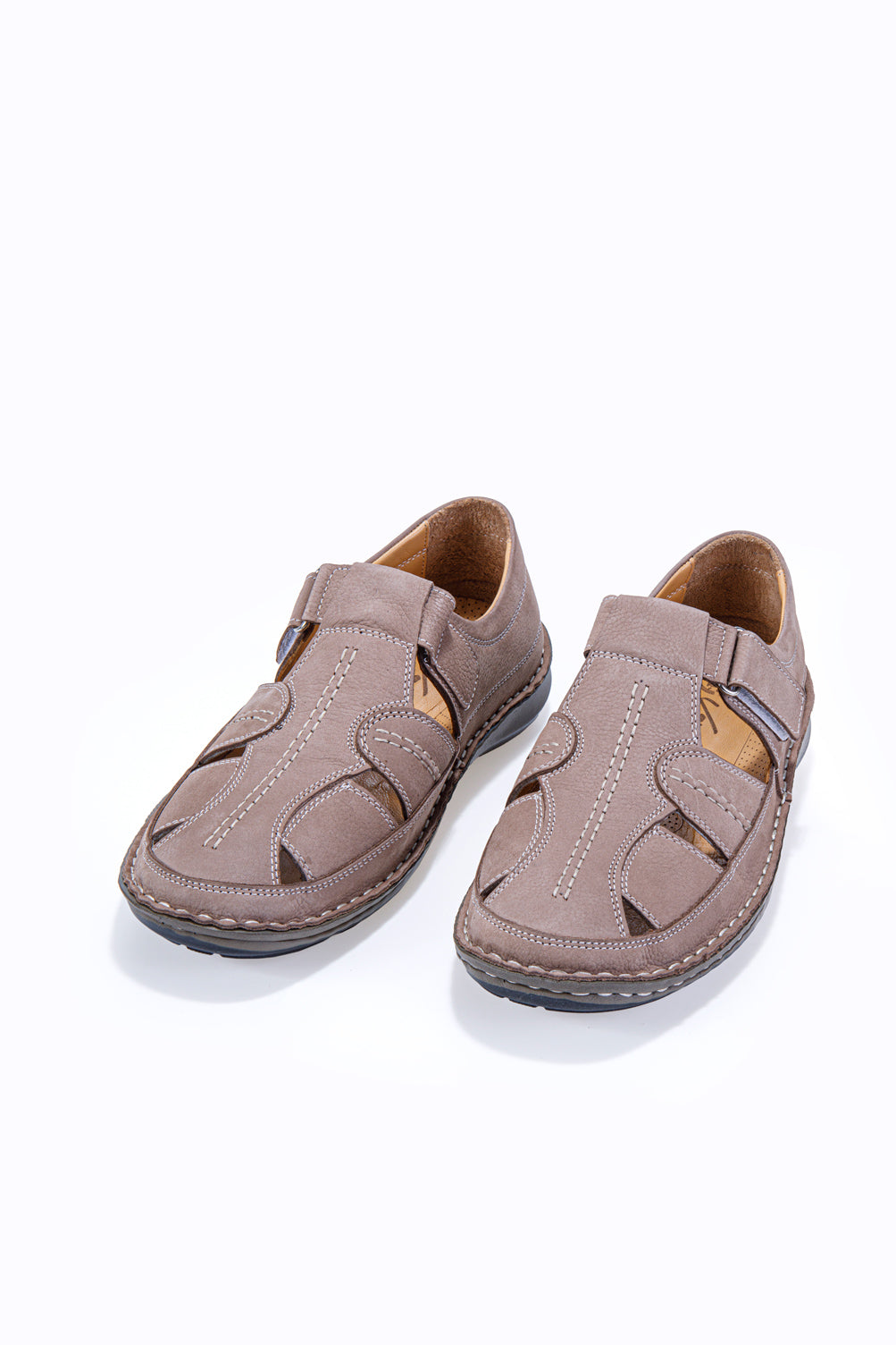 ALFİO KUM ORTOPEDİK % 100 HAKİKİ DERİ ERKEK SANDALET