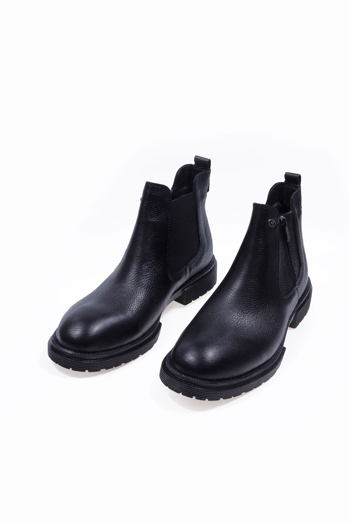 TROY SİYAH %100 HAKİKİ DERİ ERKEK BOT