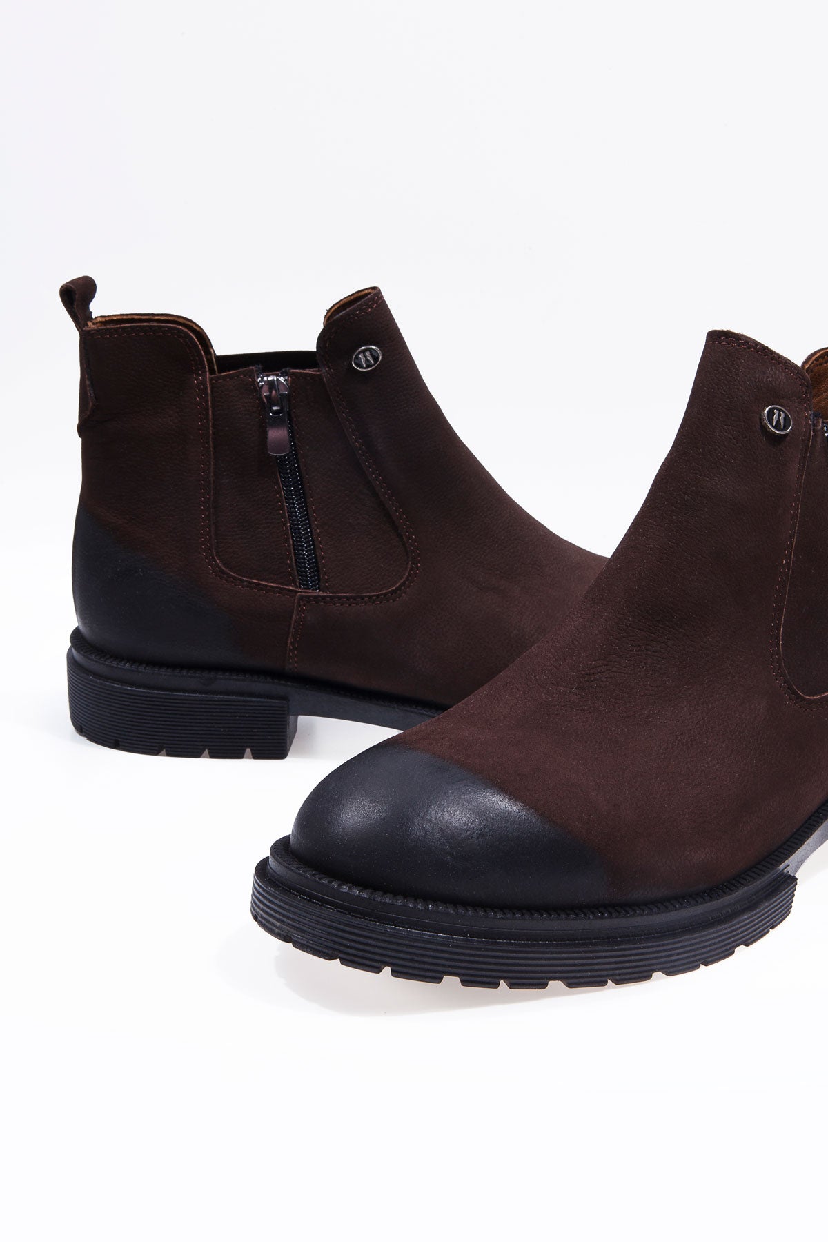 TROY KAHVERENGİ NUBUK %100 HAKİKİ DERİ ERKEK BOT