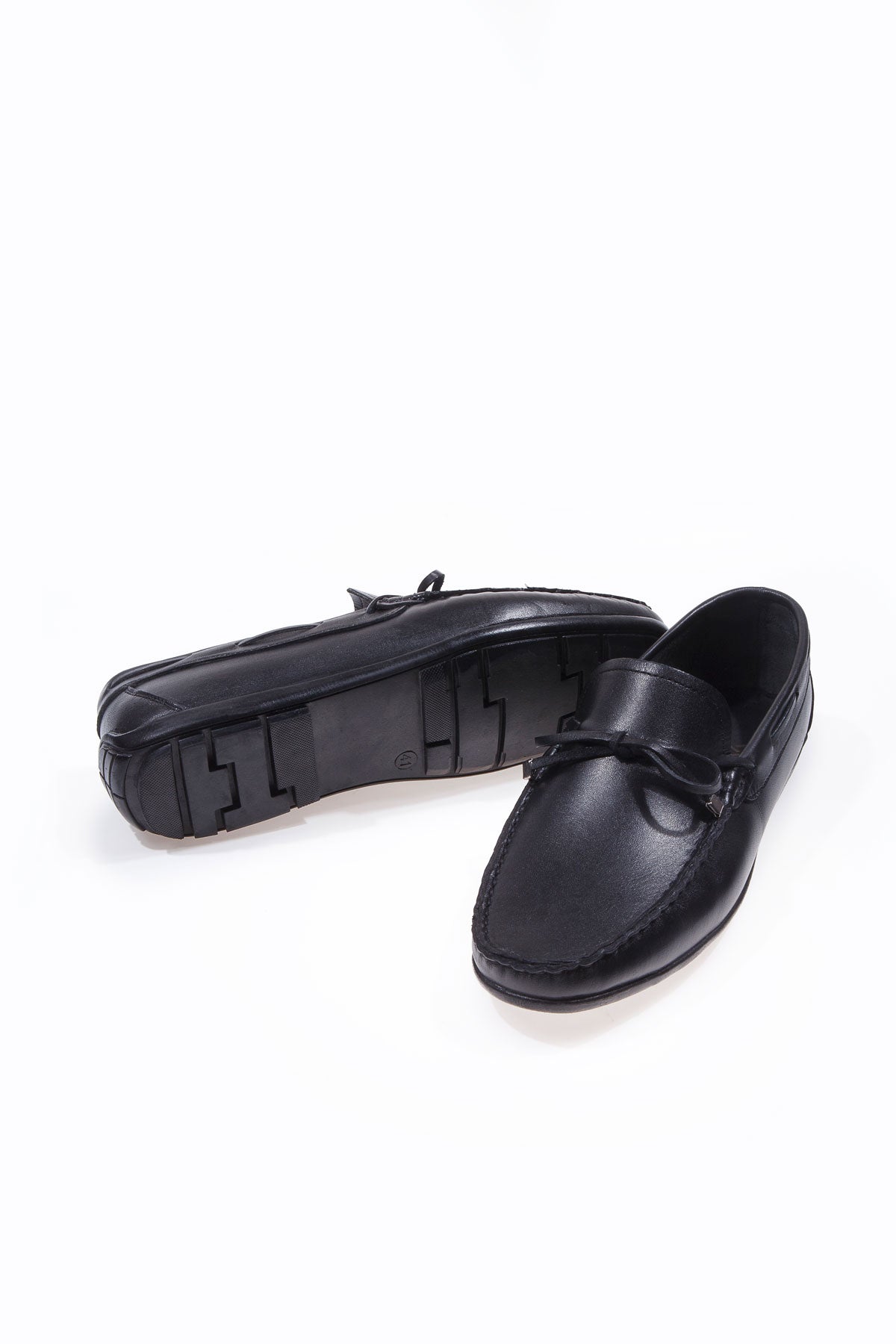 URBAN SİYAH % 100 HAKİKİ DERİ ERKEK LOAFER AYAKKABI