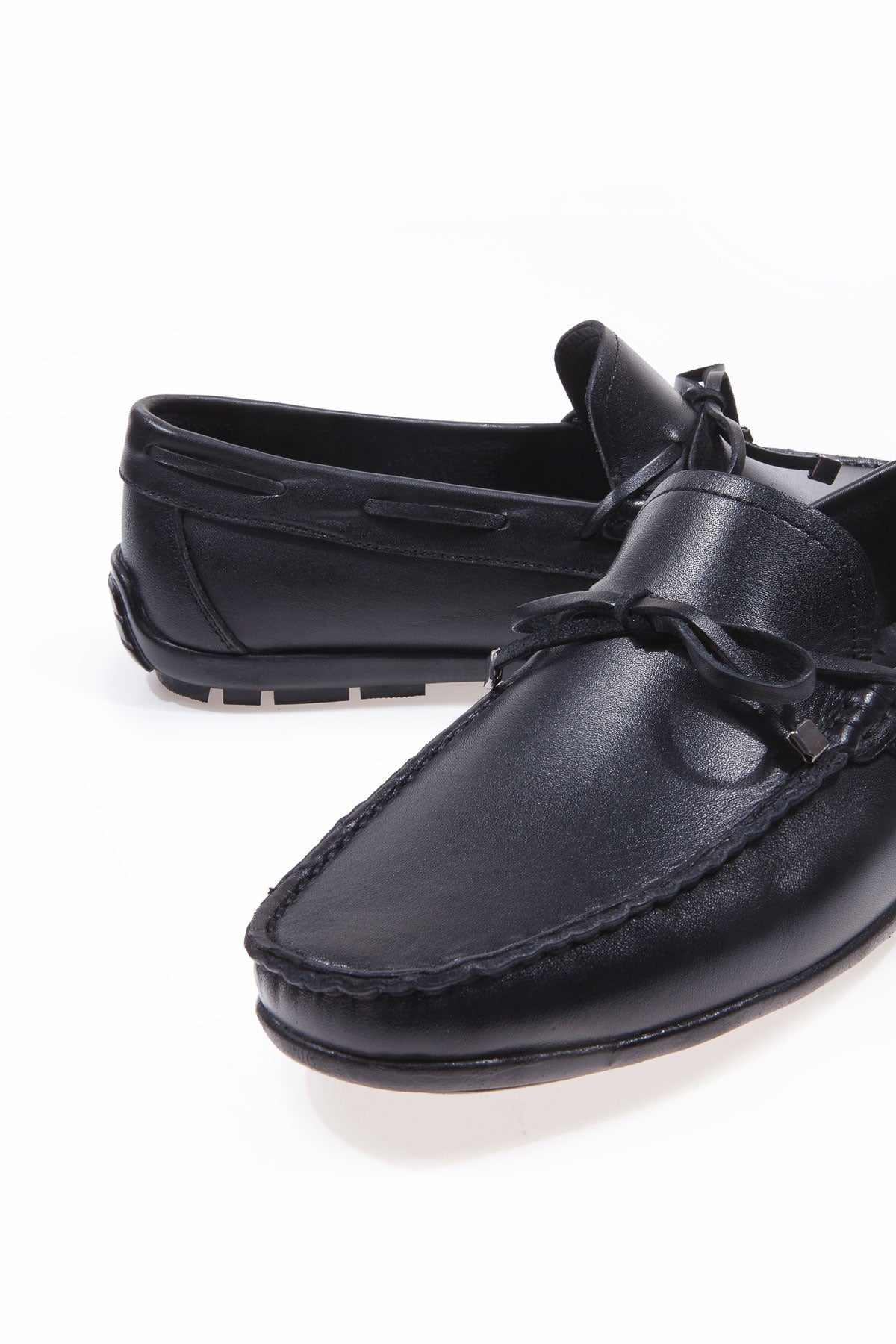 URBAN SİYAH % 100 HAKİKİ DERİ ERKEK LOAFER AYAKKABI
