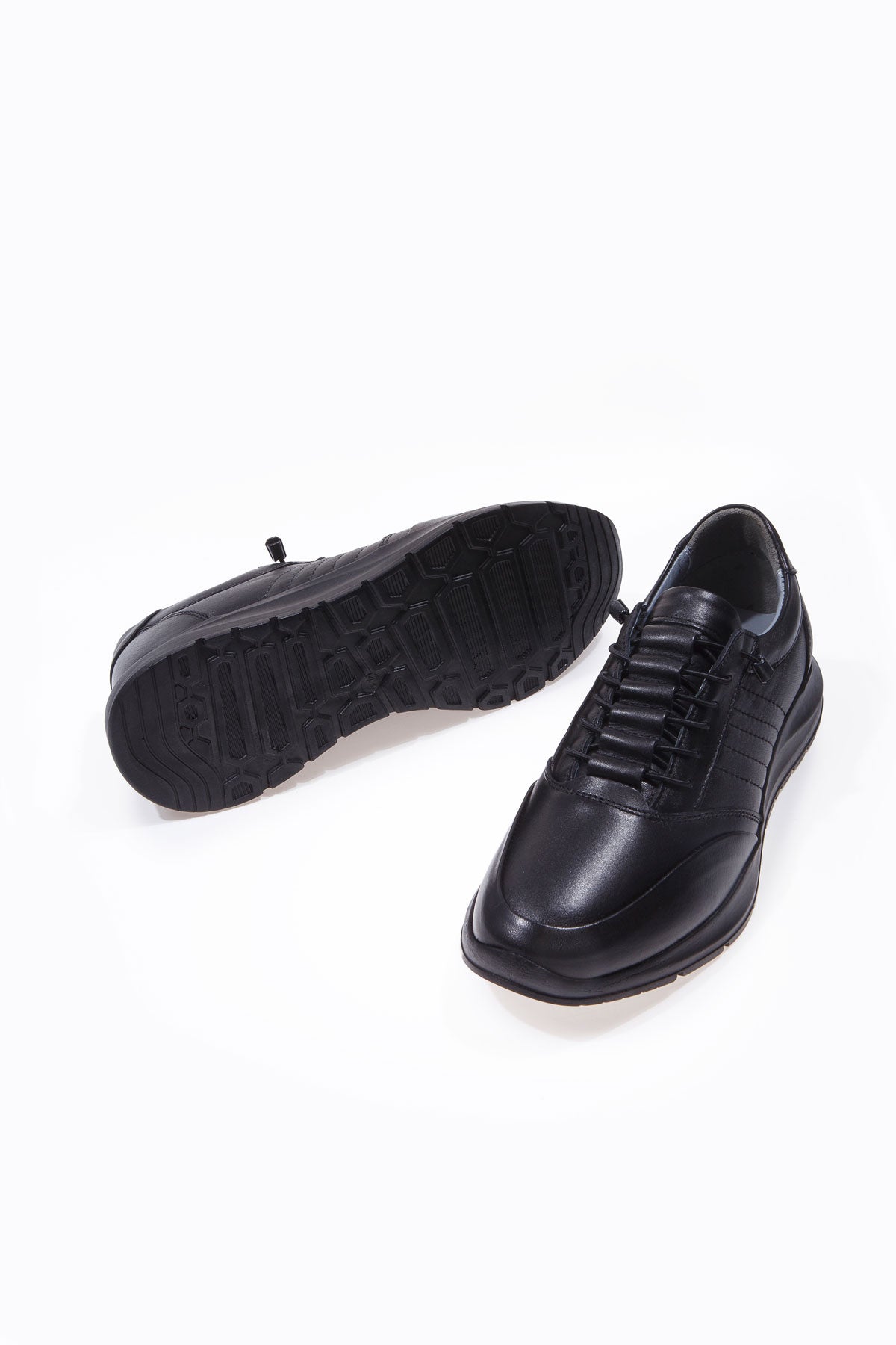 SAVONA SİYAH % 100 HAKİKİ DERİ ERKEK SPOR GÜNLÜK AYAKKABI