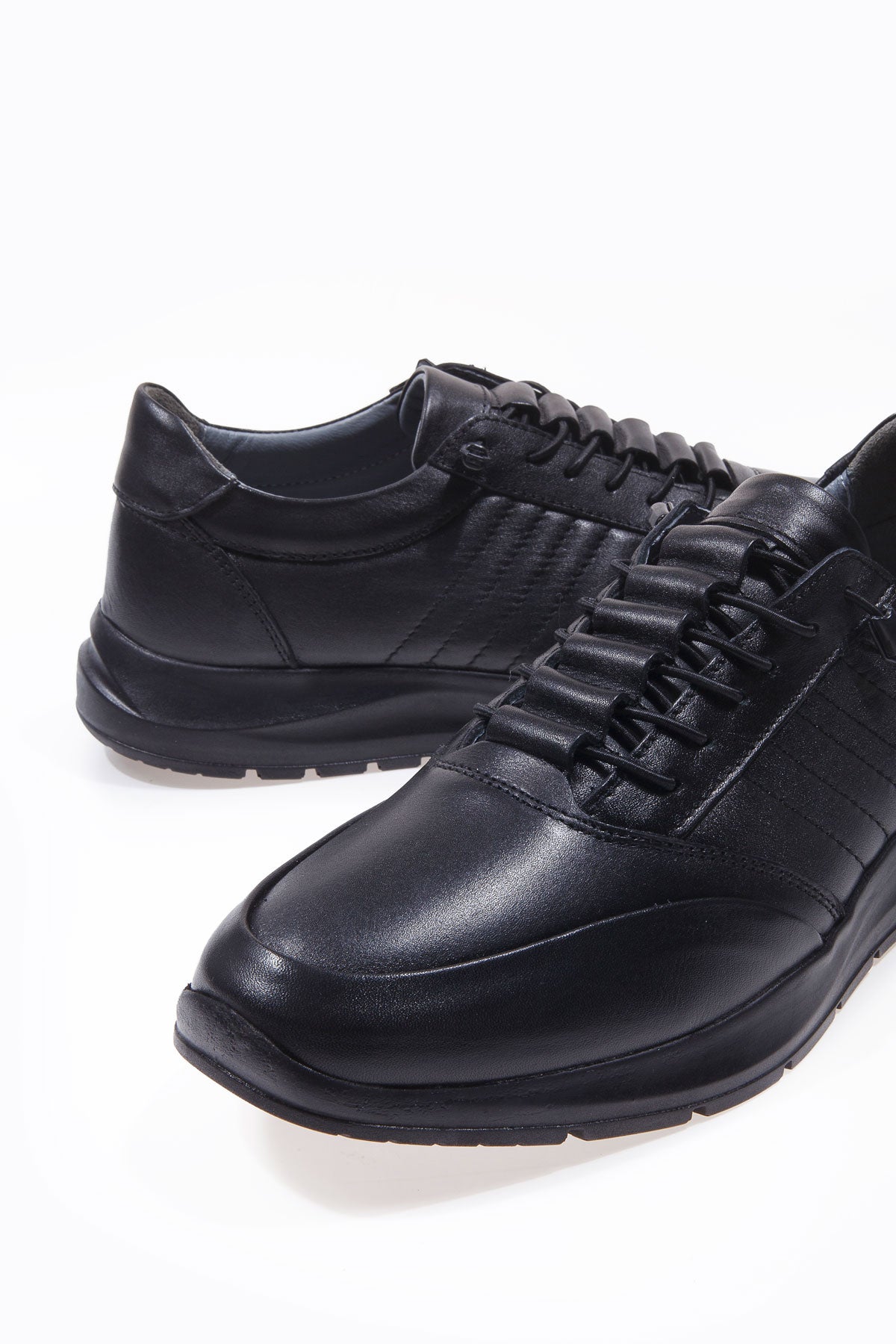 SAVONA SİYAH % 100 HAKİKİ DERİ ERKEK SPOR GÜNLÜK AYAKKABI