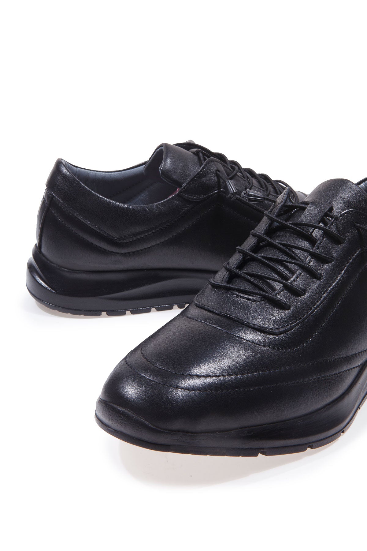 COMO SİYAH % 100 HAKİKİ DERİ ERKEK SPOR GÜNLÜK AYAKKABI