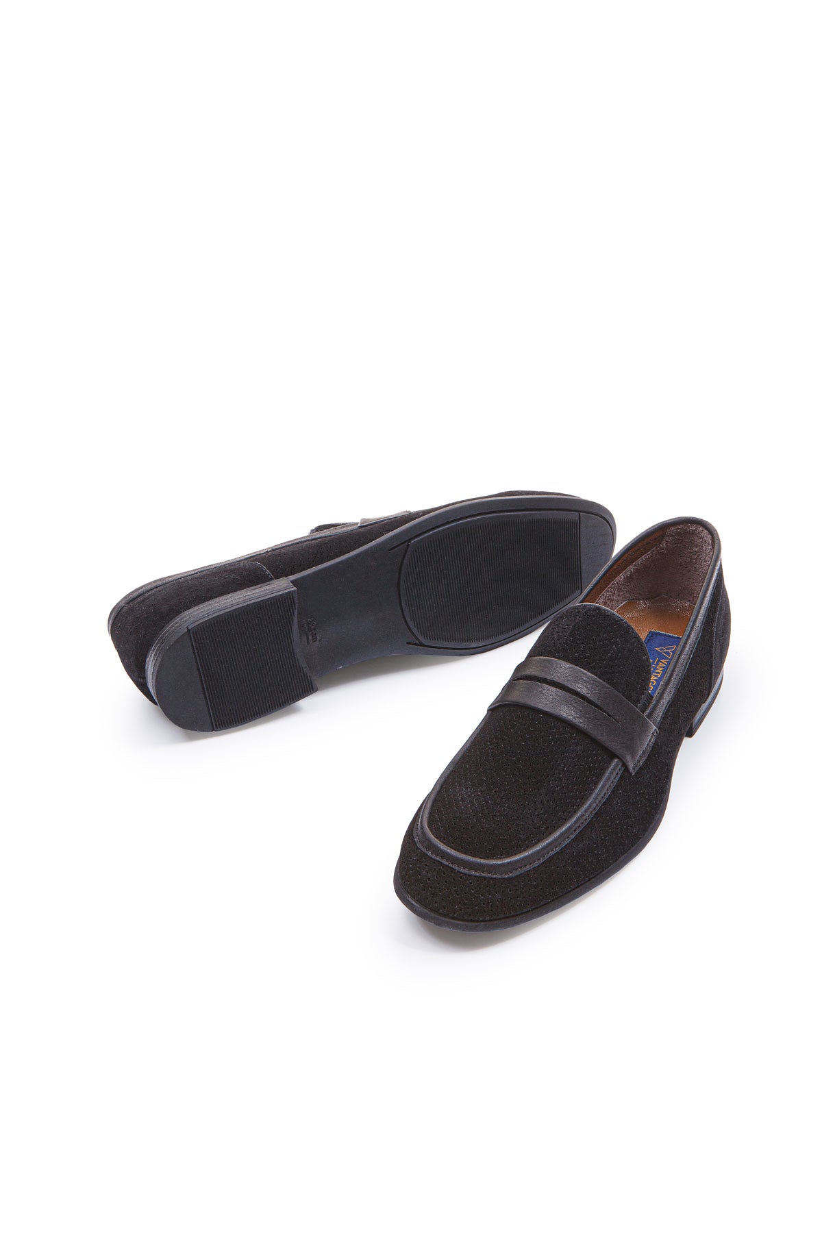 SPECTER SİYAH DELİKLİ SÜET ERKEK LOAFER AYAKKABI