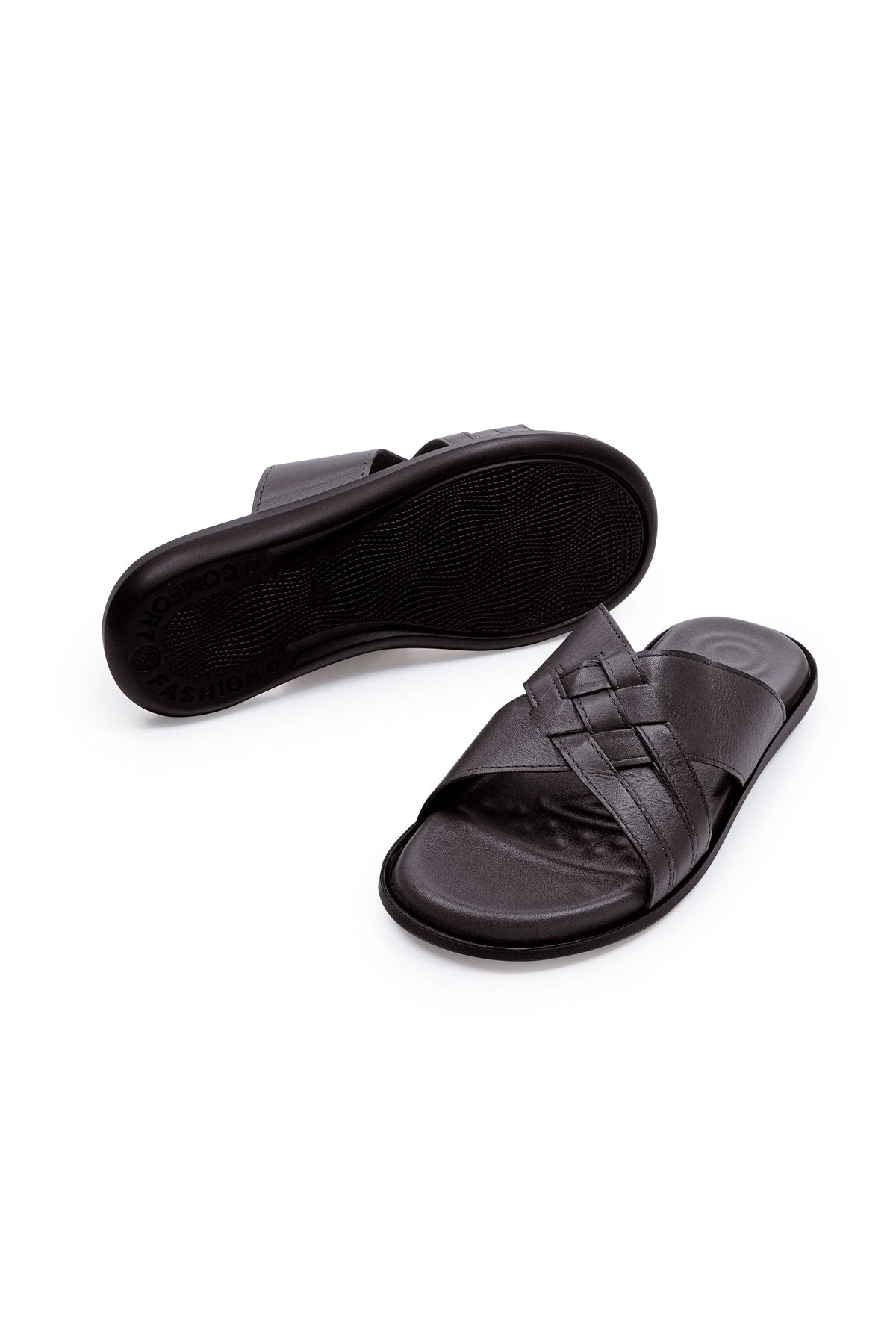 RADIANT SİYAH DERİ ERKEK TERLİK