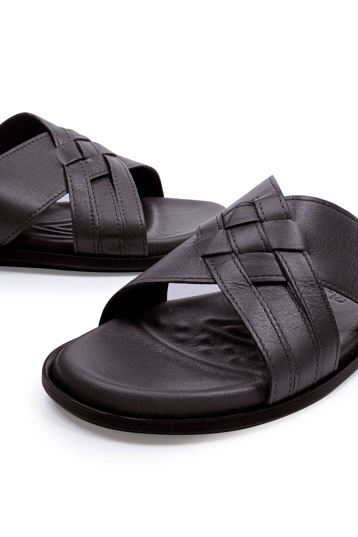 RADIANT SİYAH DERİ ERKEK TERLİK