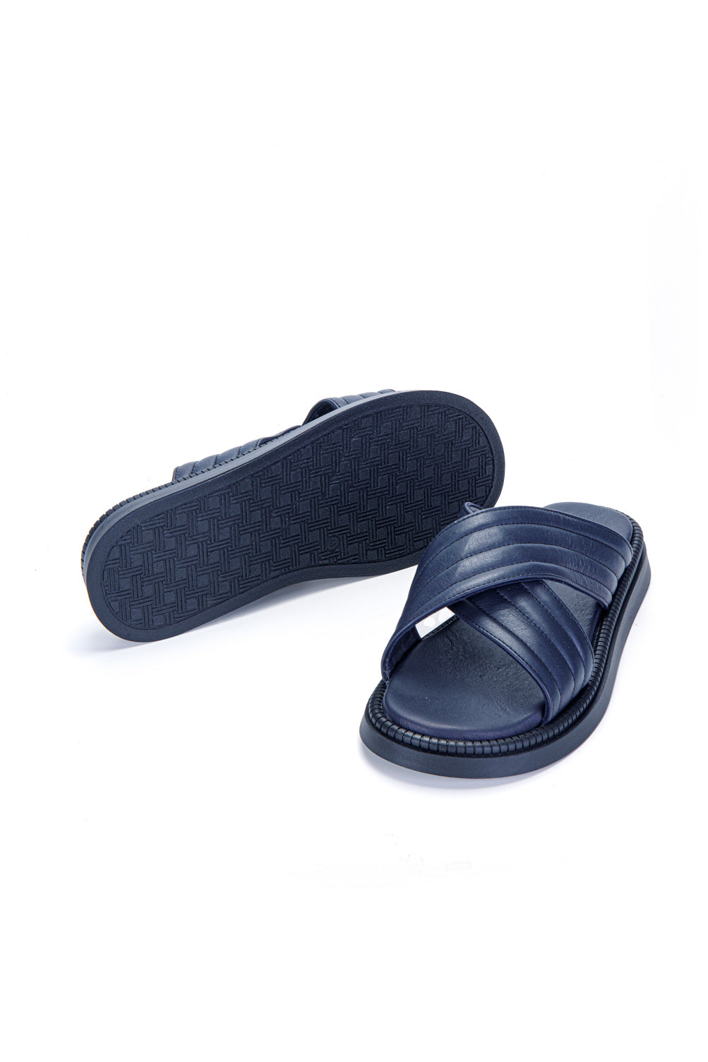 TREVO LACİVERT % 100 HAKİKİ DERİ ERKEK TERLİK