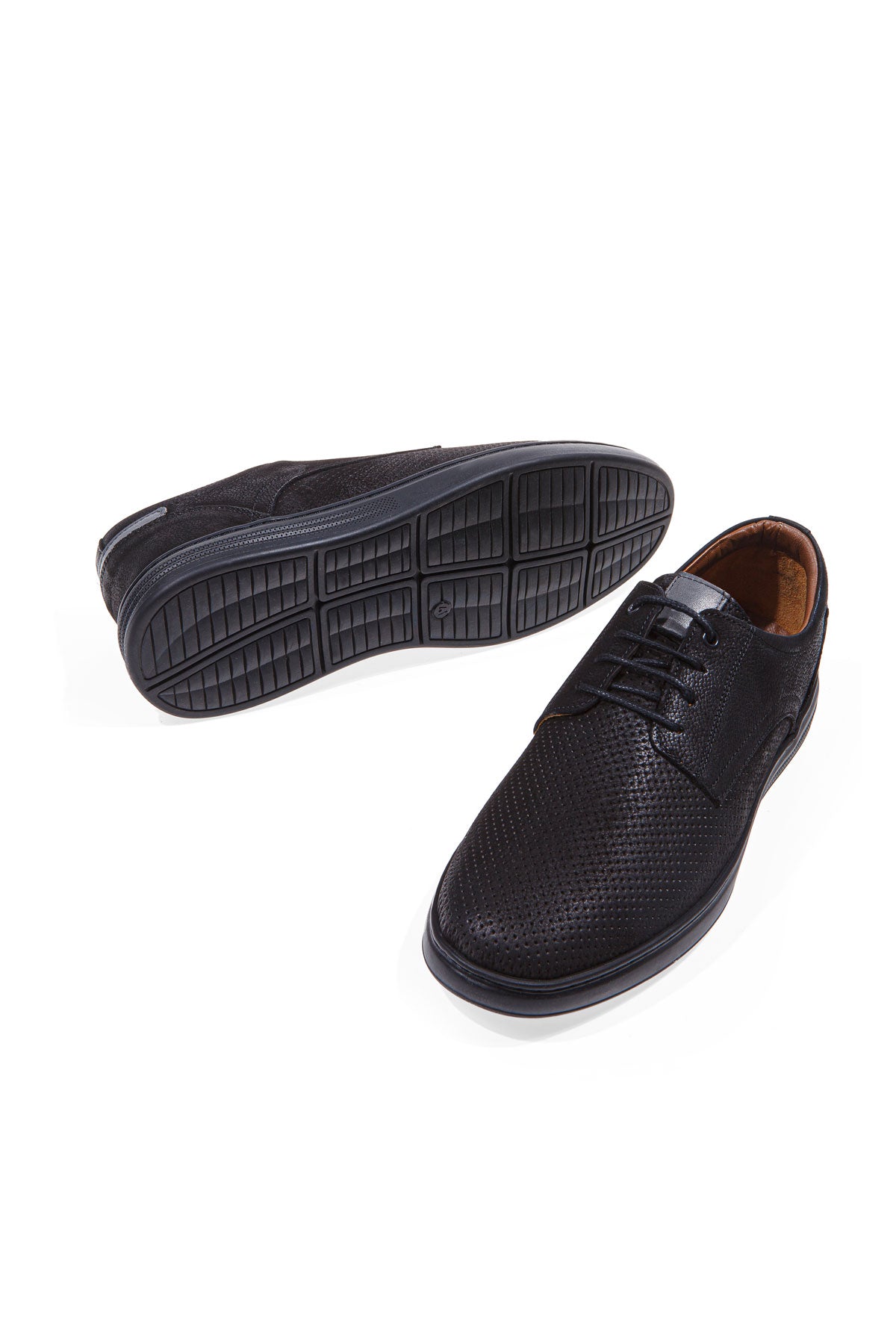 VIGO SİYAH NUBUK HAKİKİ DERİ ERKEK SNEAKER AYAKKABI
