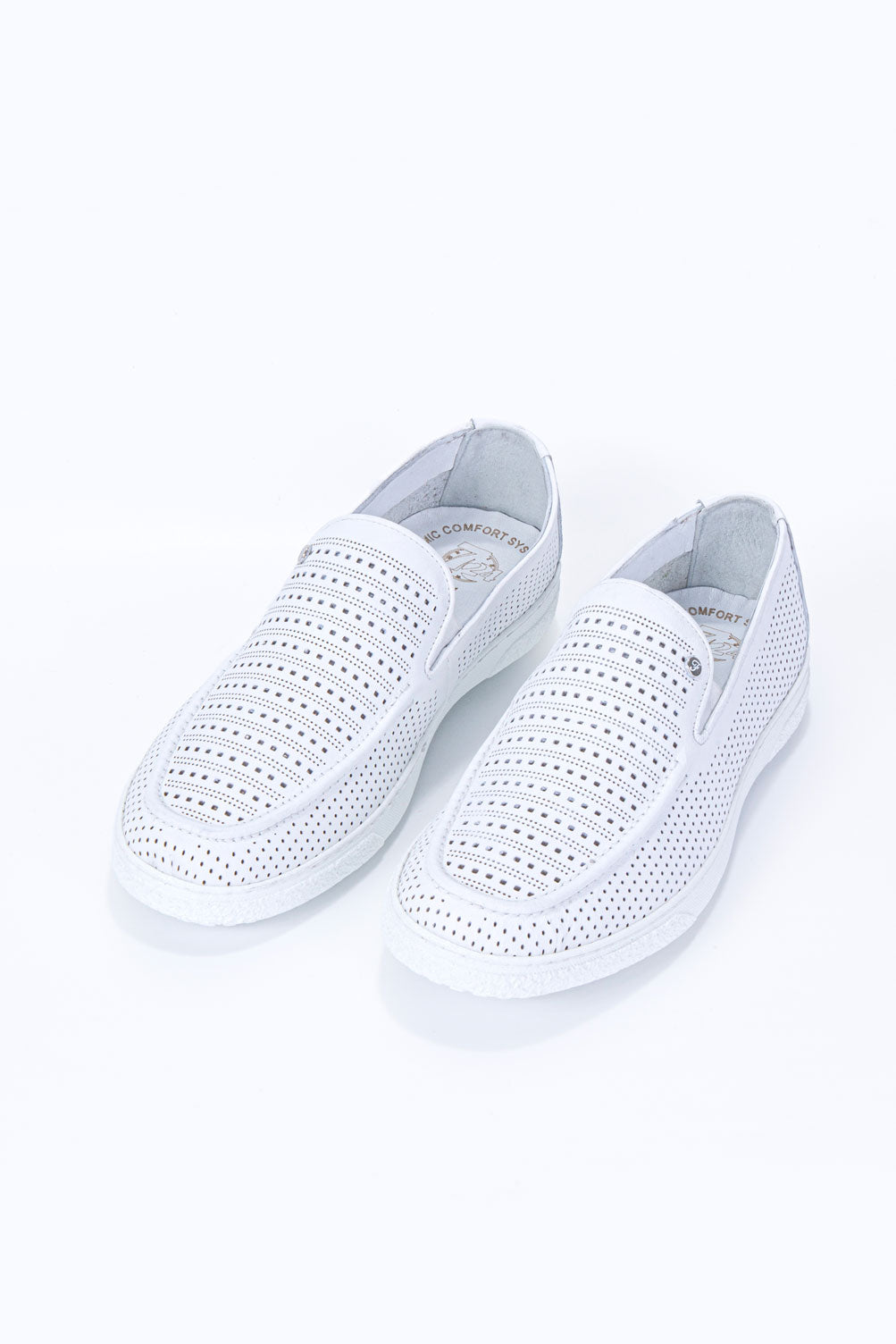FUZE BEYAZ %100 HAKİKİ DERİ ERKEK LOAFER AYAKKABI