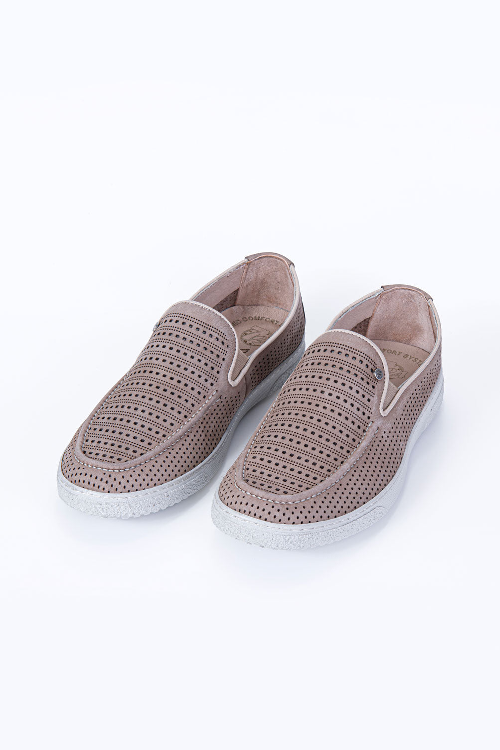FUZE KUM NUBUK %100 HAKİKİ DERİ ERKEK LOAFER AYAKKABI