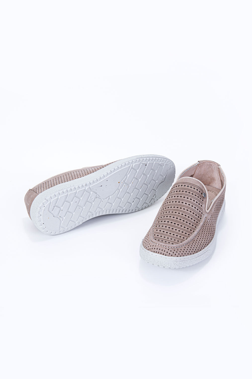 FUZE KUM NUBUK %100 HAKİKİ DERİ ERKEK LOAFER AYAKKABI