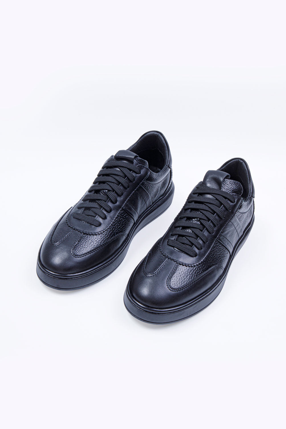VELOCE SİYAH İÇ VE DIŞ %100 HAKİKİ DERİ ERKEK SNEAKER AYAKKABI