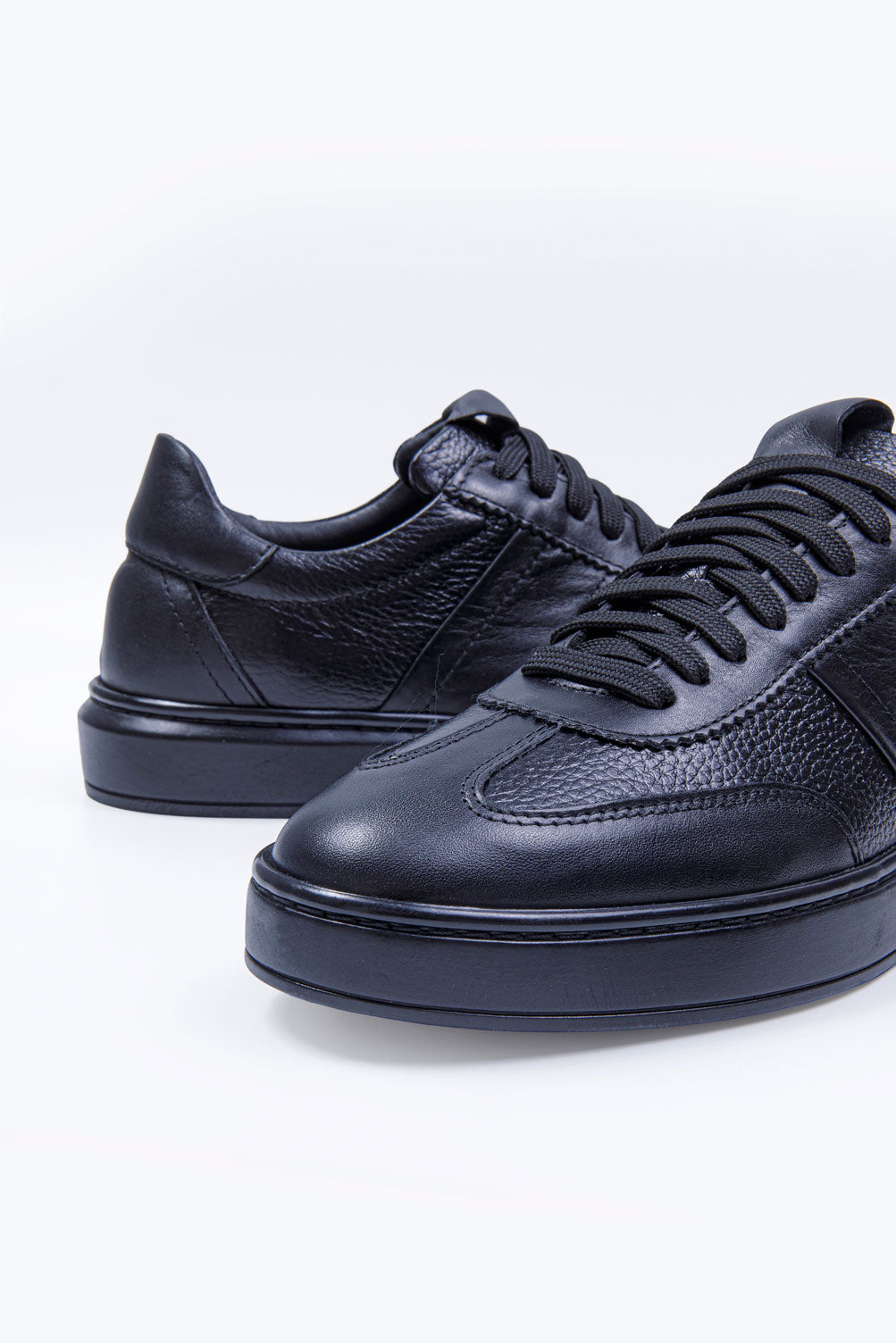 VELOCE SİYAH İÇ VE DIŞ %100 HAKİKİ DERİ ERKEK SNEAKER AYAKKABI