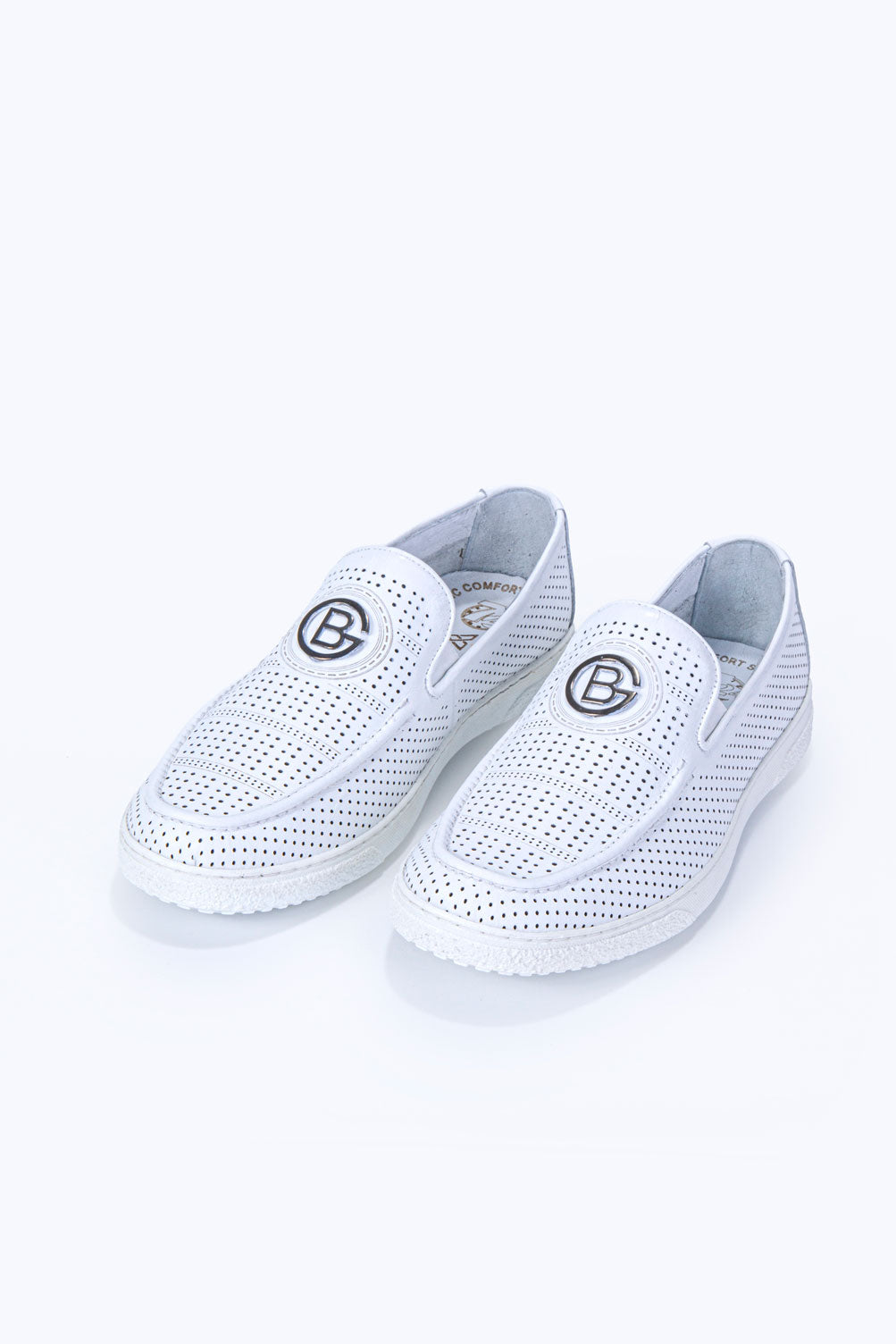 AXİS BEYAZ %100 HAKİKİ DERİ ERKEK LOAFER AYAKKABI