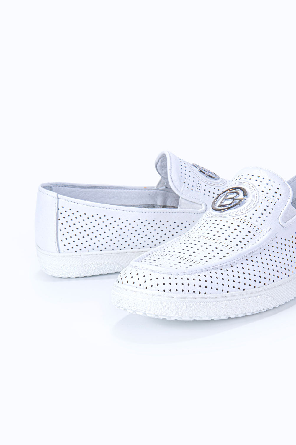 AXİS BEYAZ %100 HAKİKİ DERİ ERKEK LOAFER AYAKKABI