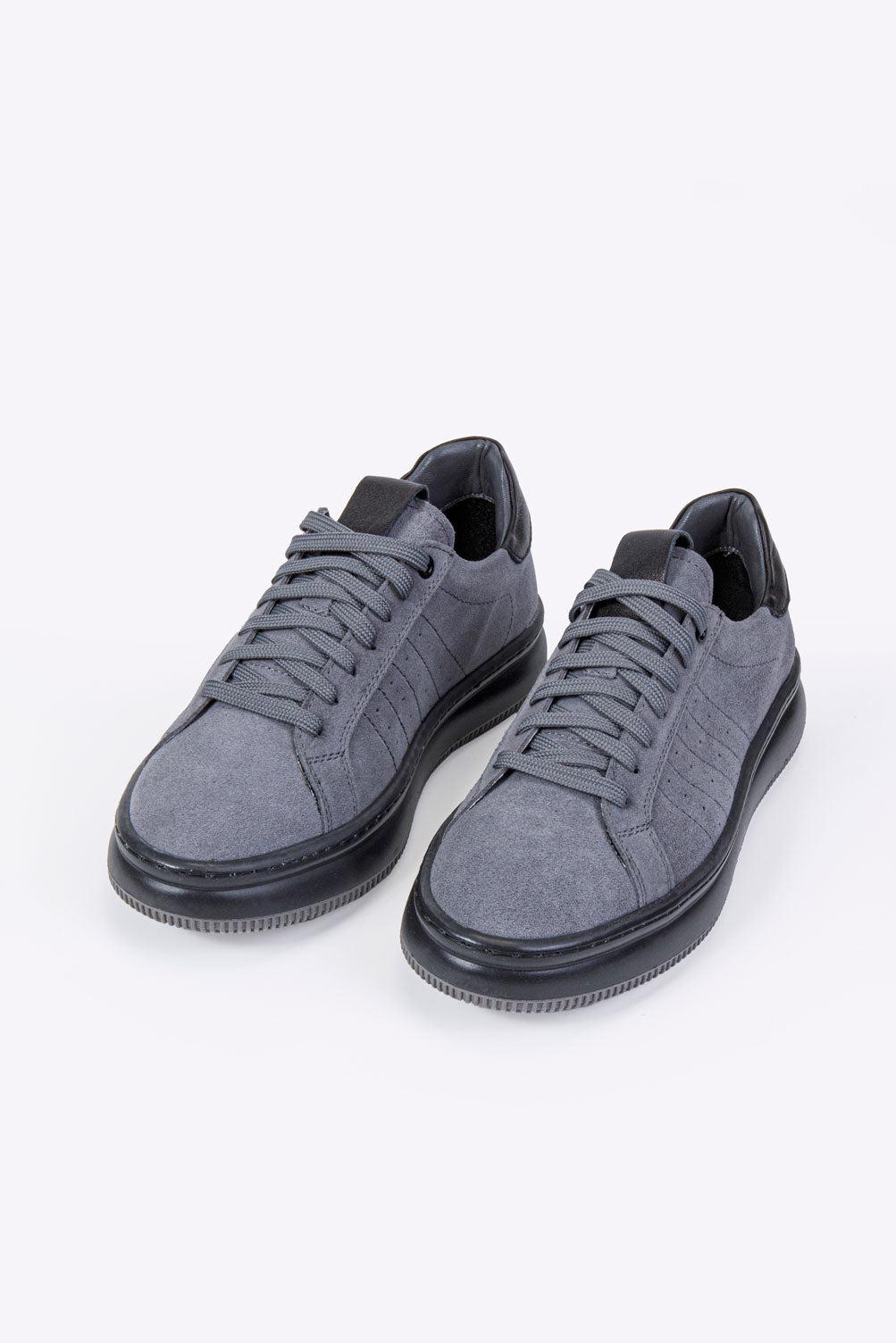 STORM GRİ SÜET %100 HAKİKİ DERİ SNEAKER AYAKKABI