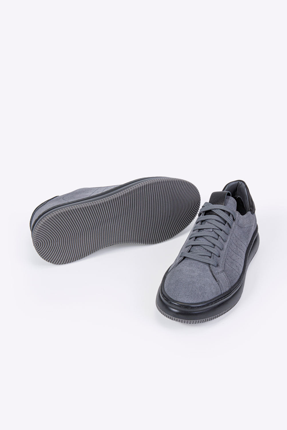 STORM GRİ SÜET %100 HAKİKİ DERİ SNEAKER AYAKKABI