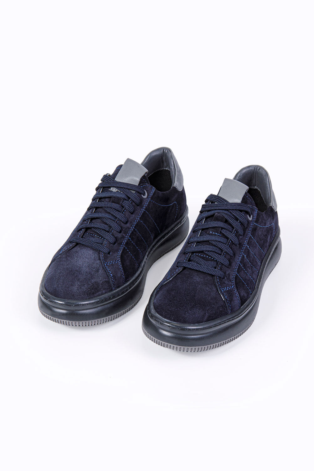 STORM LACİVERT SÜET %100 HAKİKİ DERİ ERKEK SNEAKER AYAKKABI