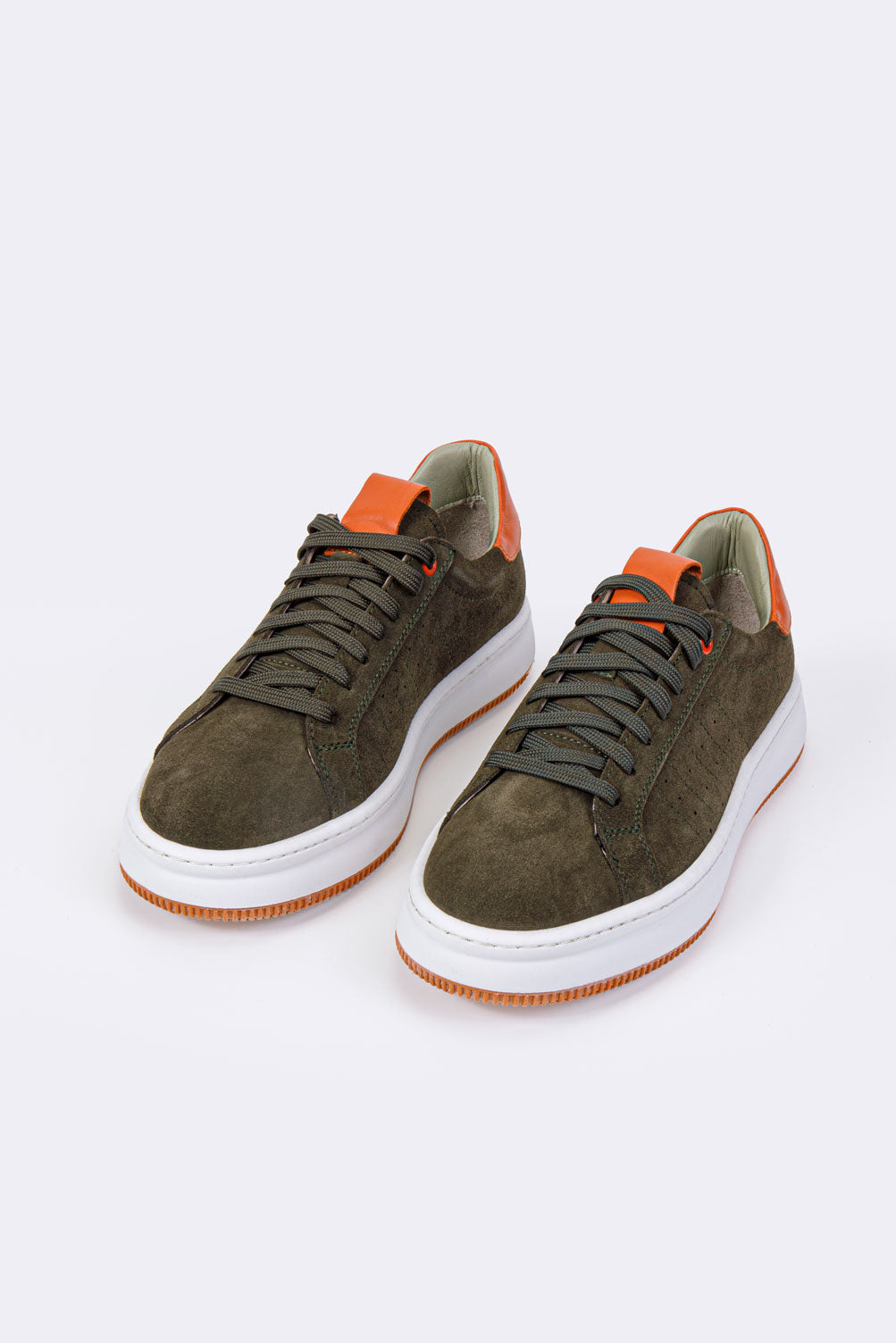 STORM HAKİ SÜET %100 HAKİKİ DERİ ERKEK SNEAKER AYAKKABI