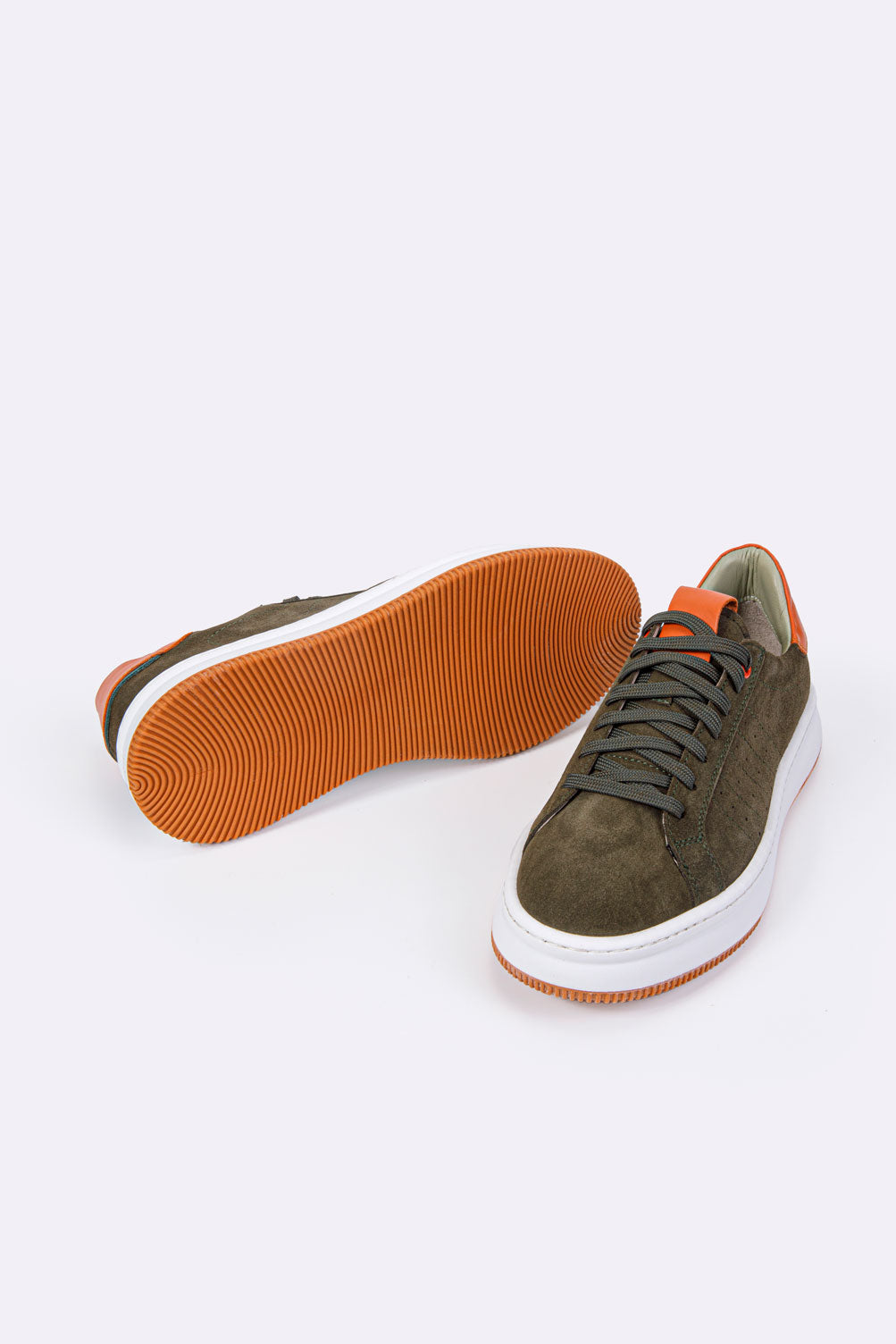 STORM HAKİ SÜET %100 HAKİKİ DERİ ERKEK SNEAKER AYAKKABI