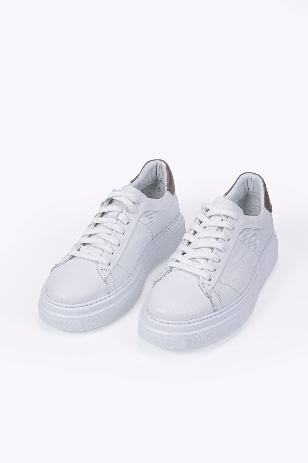 VOLT BEYAZ % 100 HAKİKİ DERİ ERKEK SNEAKER AYAKKABI