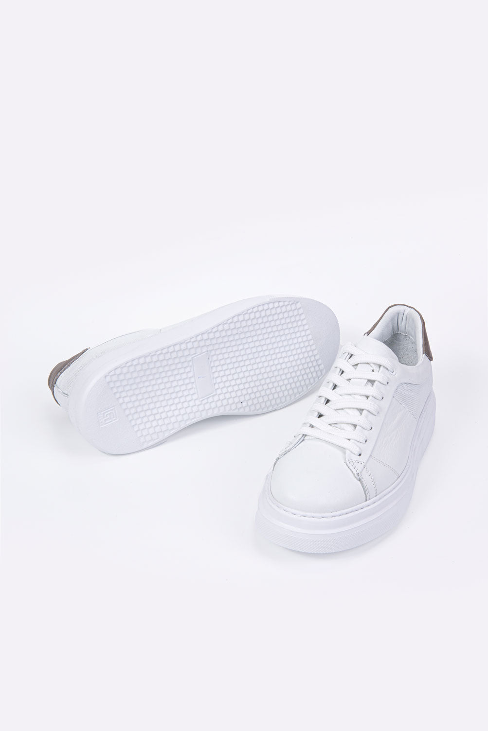 VOLT BEYAZ % 100 HAKİKİ DERİ ERKEK SNEAKER AYAKKABI