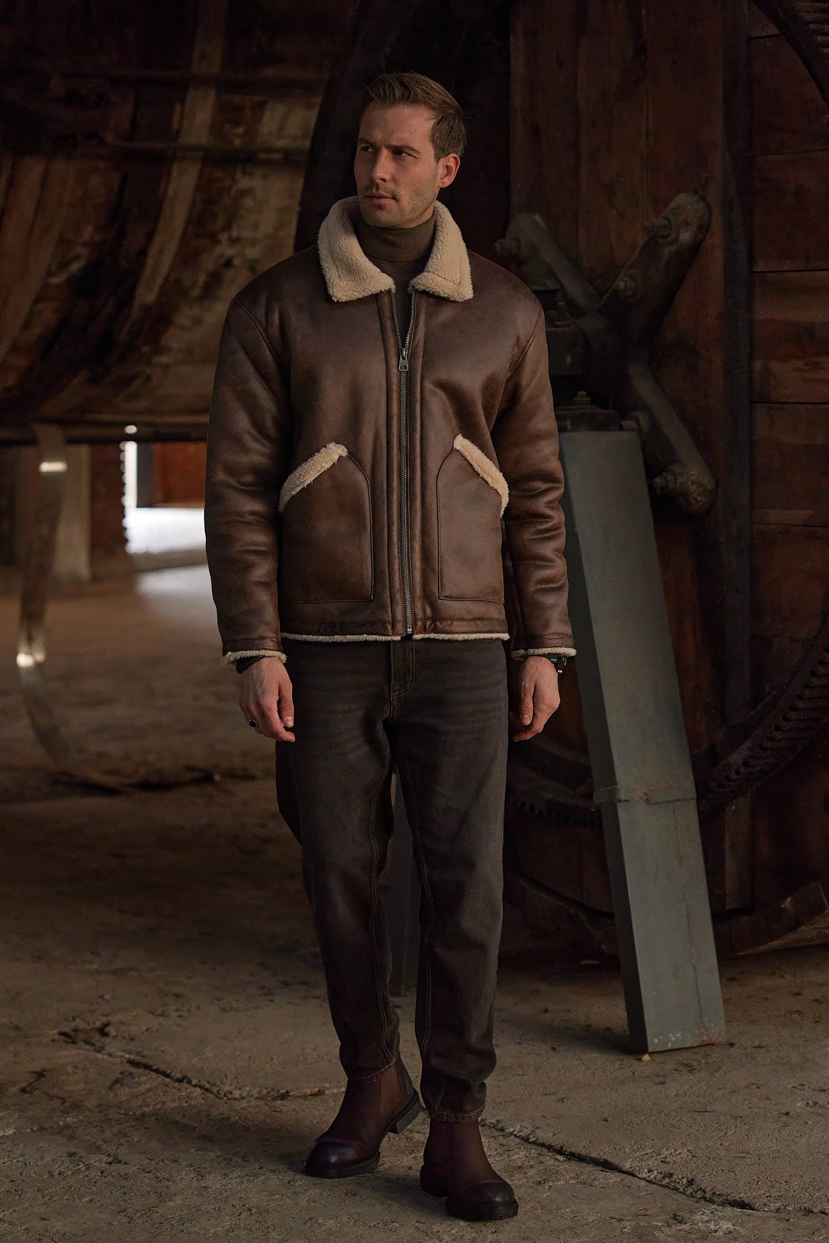 TROY KAHVERENGİ NUBUK %100 HAKİKİ DERİ ERKEK BOT