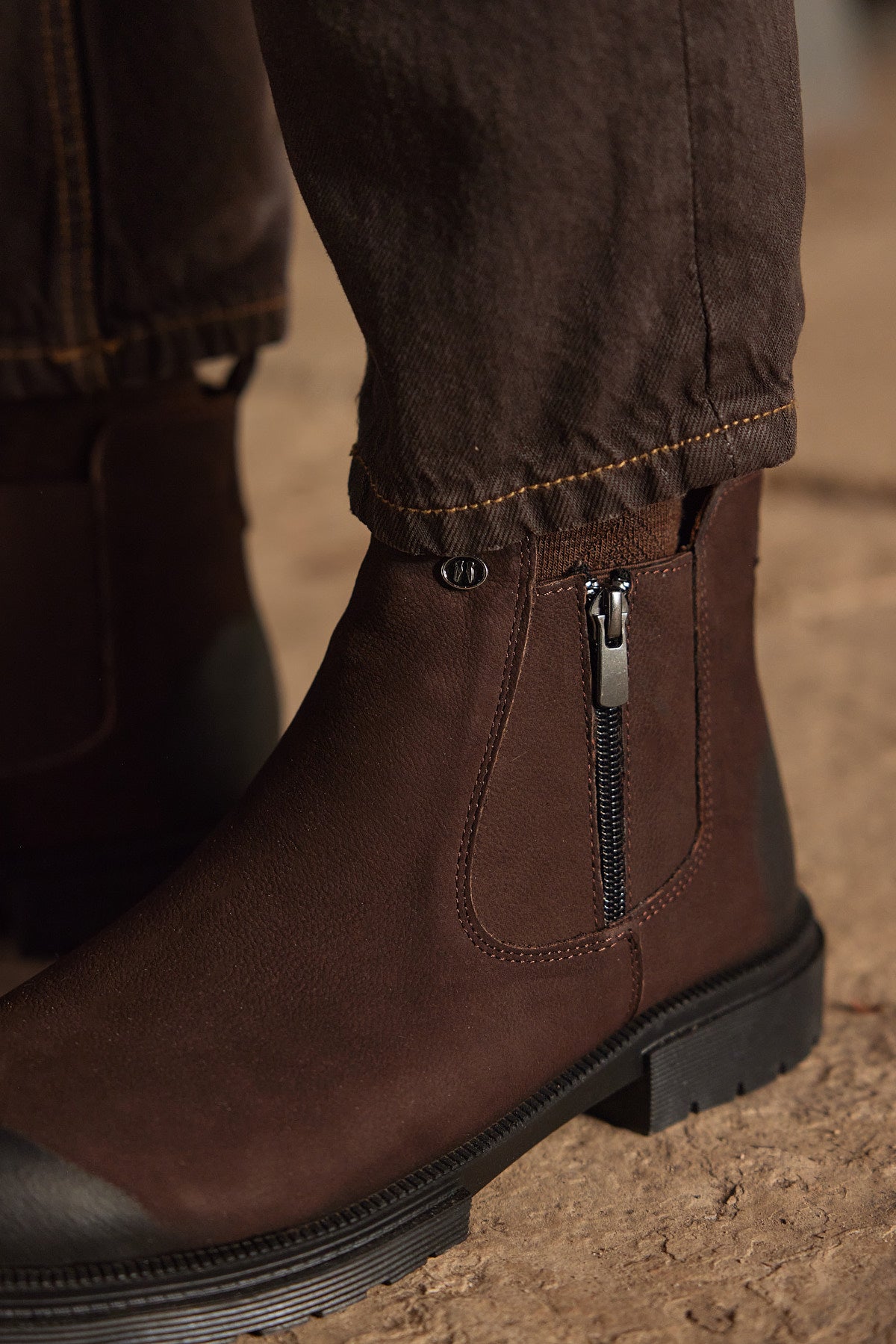 TROY KAHVERENGİ NUBUK %100 HAKİKİ DERİ ERKEK BOT