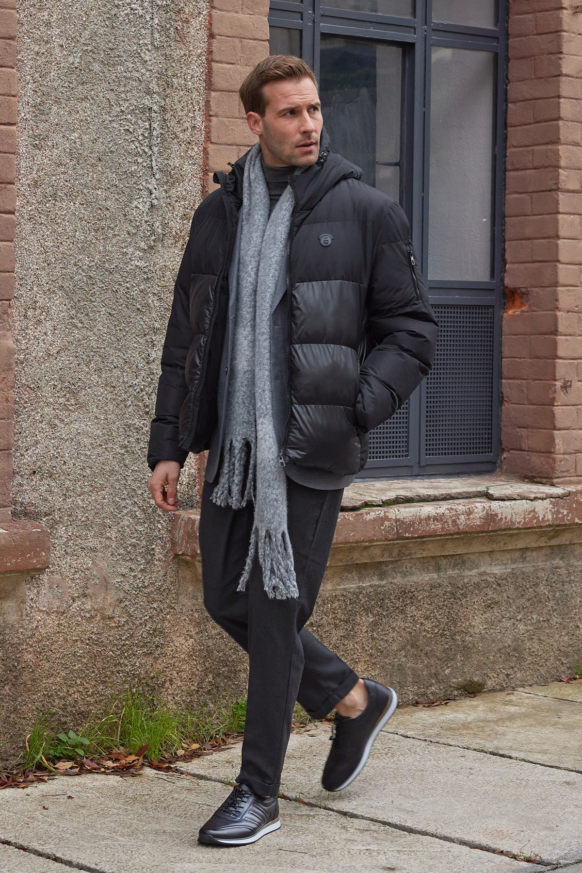 ENZO SIYAH KROKO %100 HAKIKI DERI ERKEK SNEAKER AYAKKABI