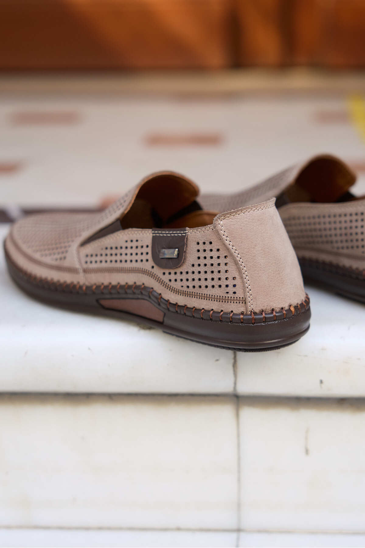 Apex Siyah Deri Delikli Comfort Erkek Ayakkabı