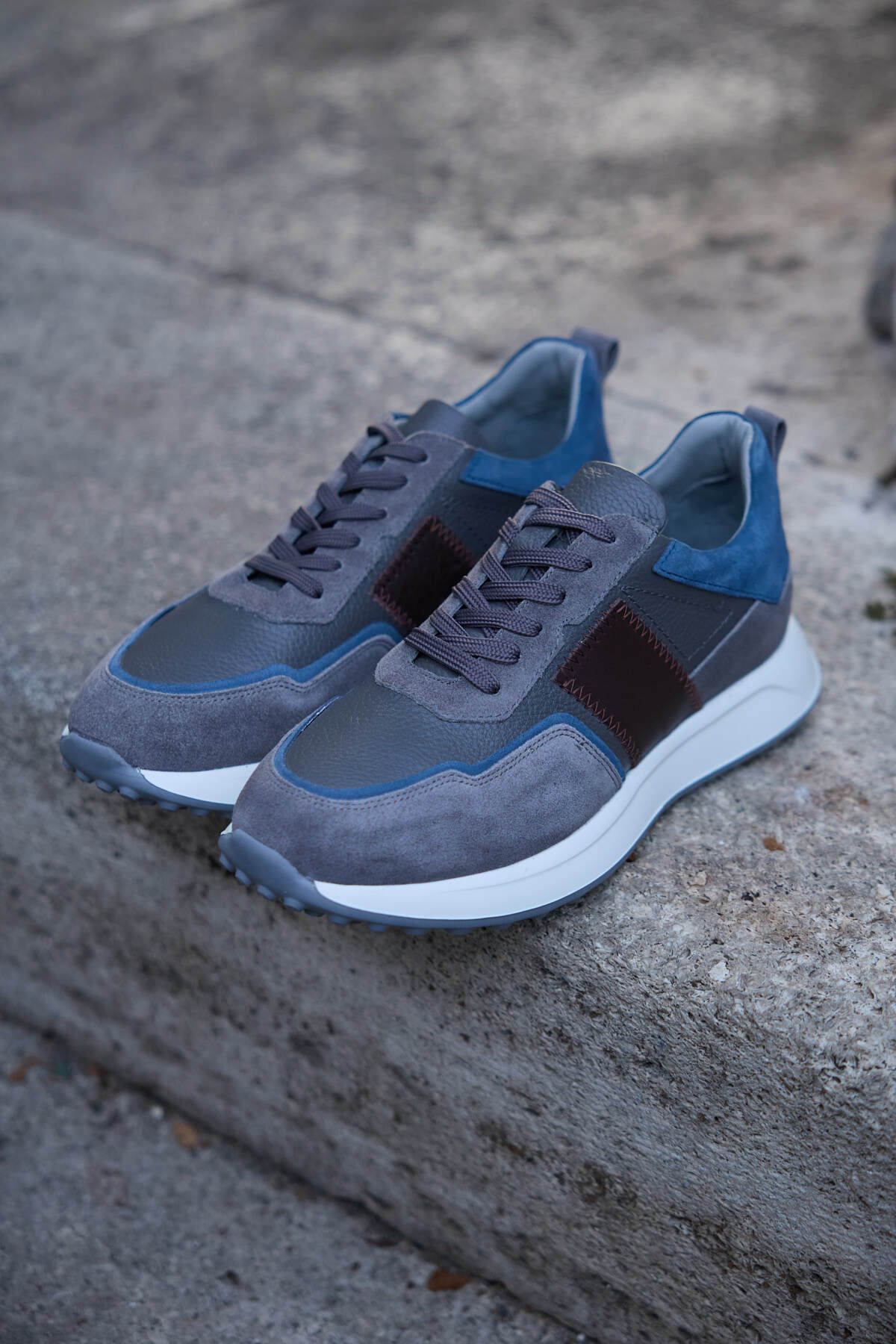 Marvello %100 Hakiki Deri Erkek Sneaker Ayakkabı