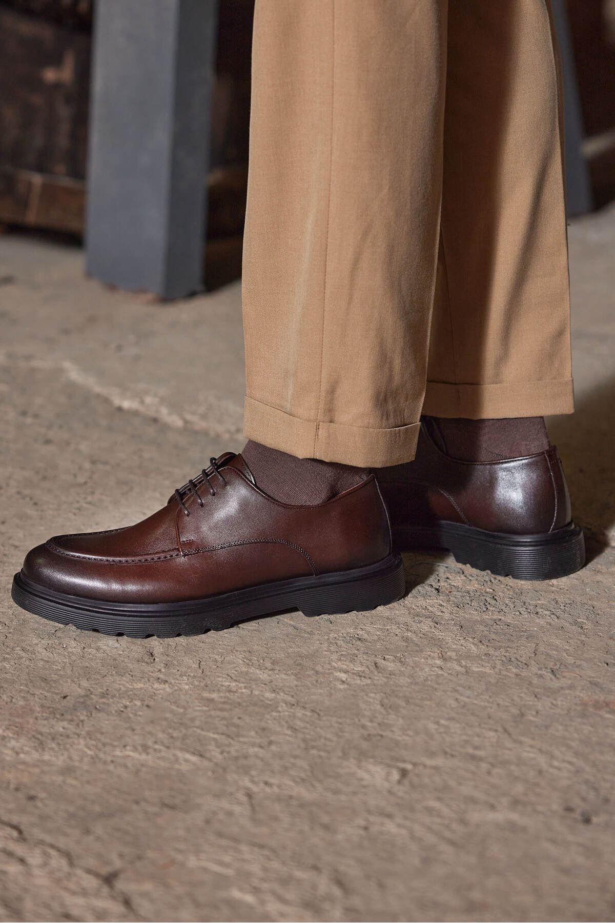 Renato %100 Hakiki Deri Erkek Klasik Günlük Ayakkabı