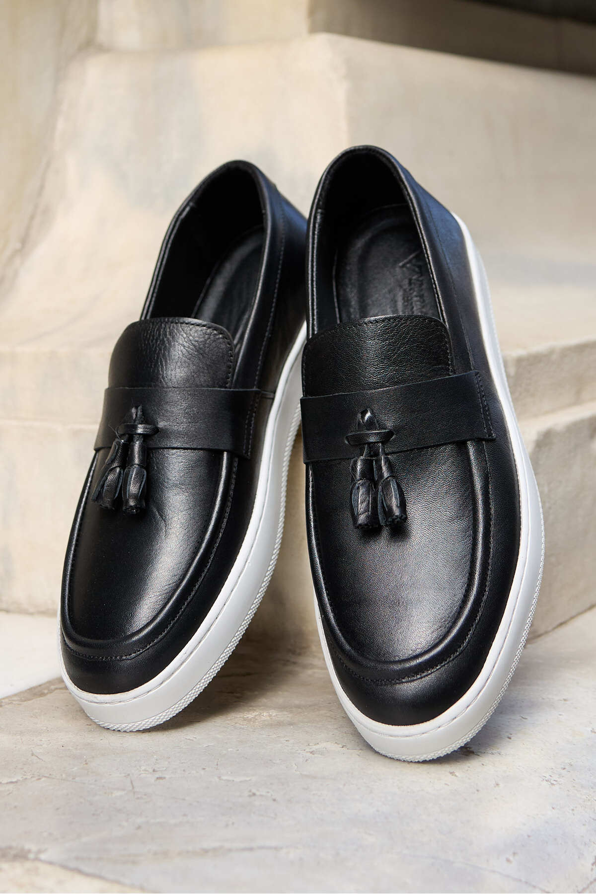 Tassel %100 Hakiki Deri Erkek Loafer Ayakkabı, Günlük Casual Ayakkabı