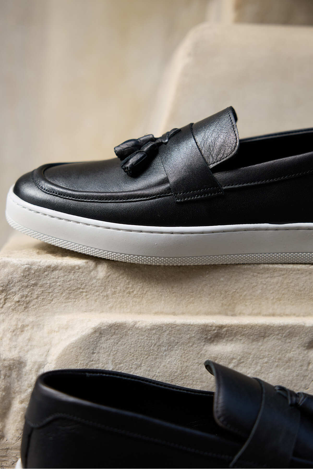 Tassel %100 Hakiki Deri Erkek Loafer Ayakkabı, Günlük Casual Ayakkabı