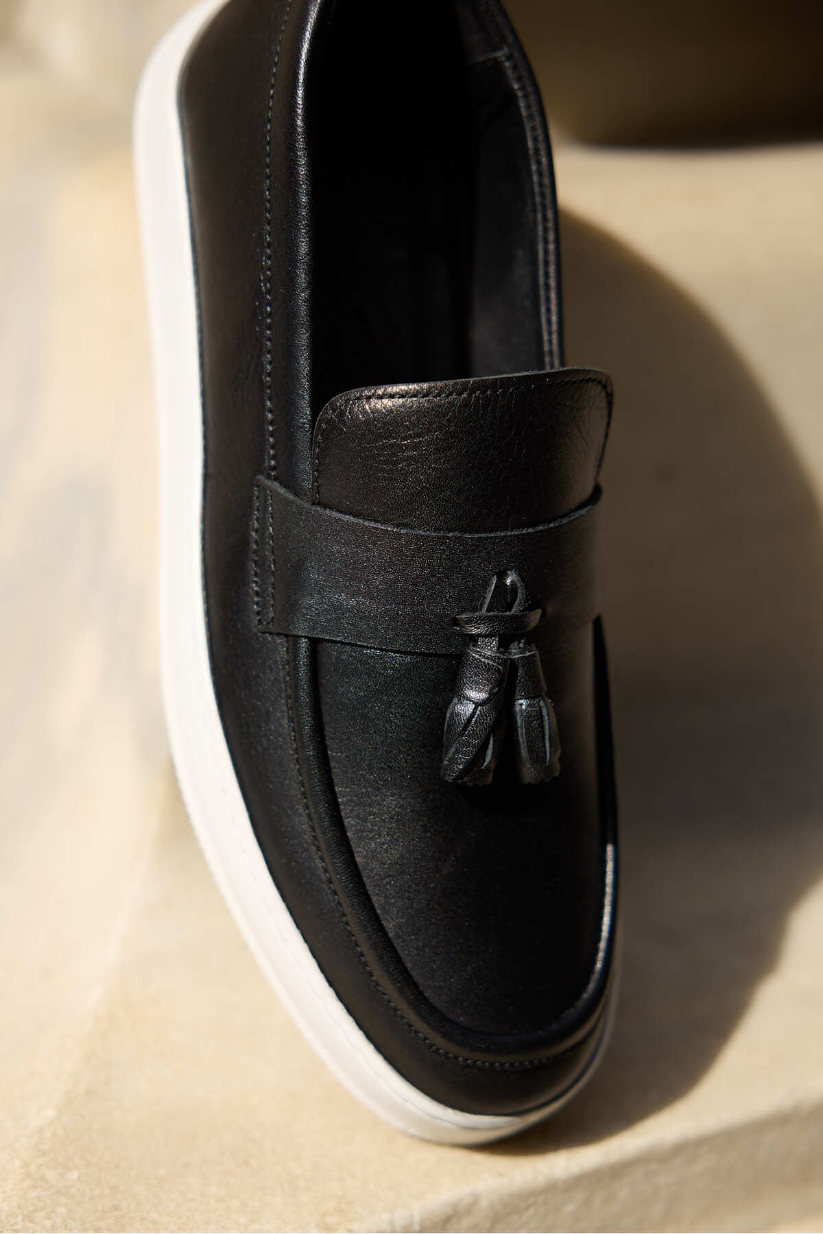 Tassel %100 Hakiki Deri Erkek Loafer Ayakkabı, Günlük Casual Ayakkabı