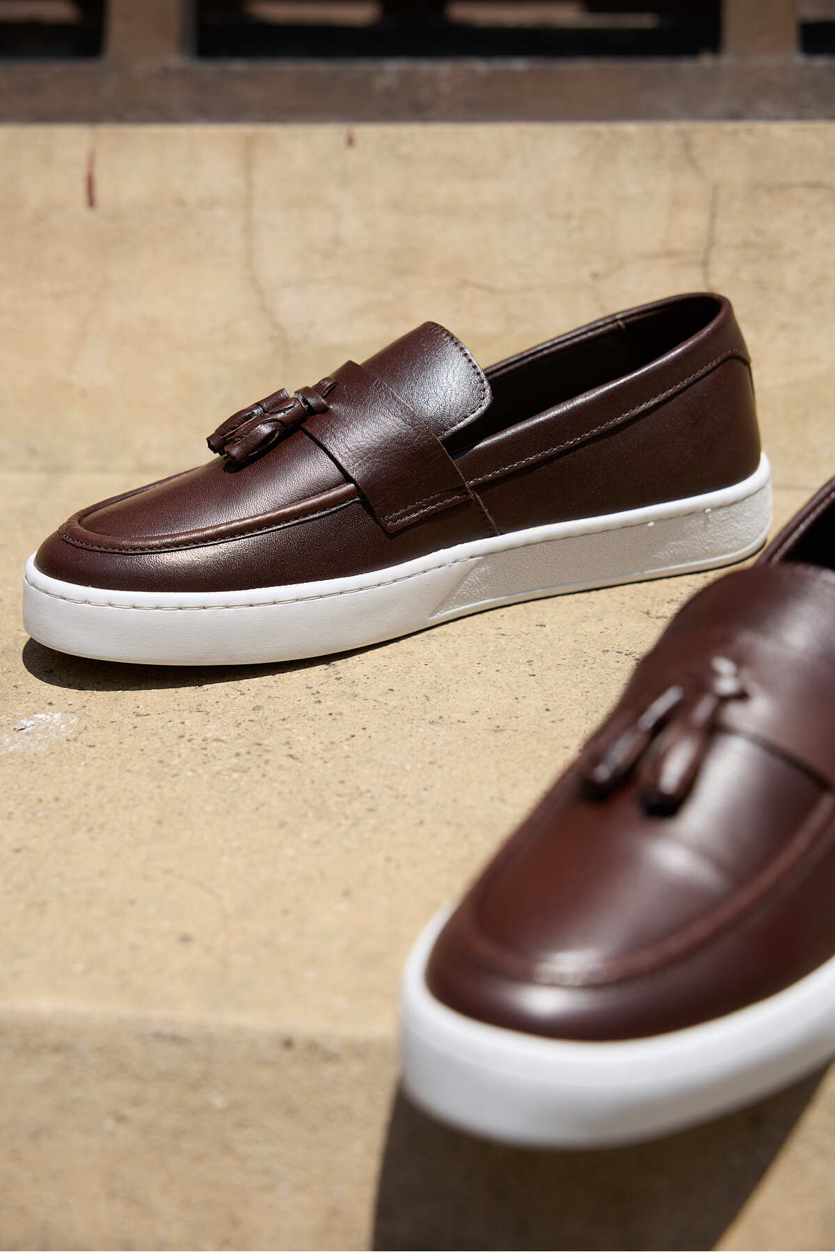 Tassel %100 Hakiki Deri Erkek Loafer Ayakkabı, Günlük Casual Ayakkabı