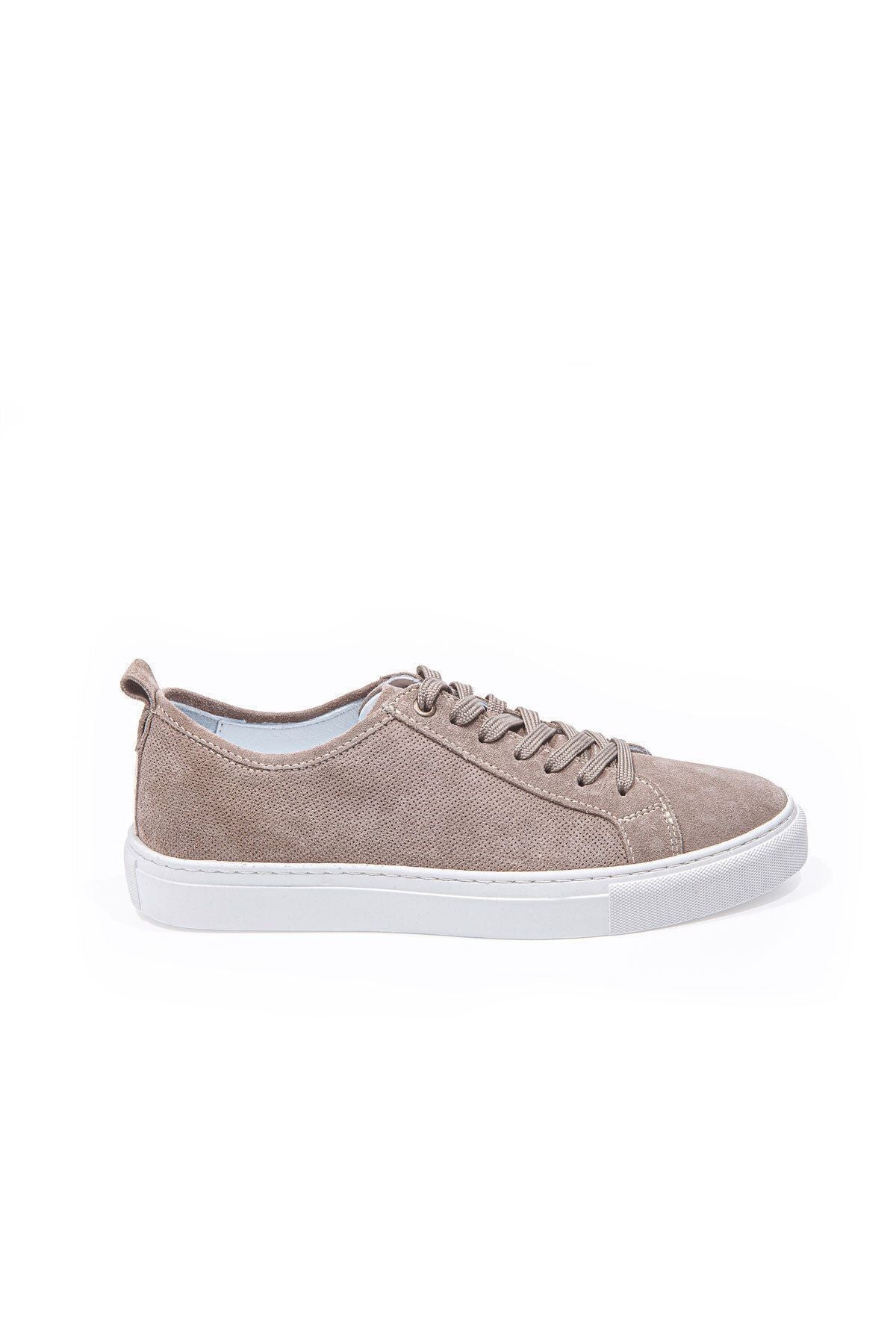 Valon Bağcıklı Delikli Süet Erkek Sneaker Ayakkabı
