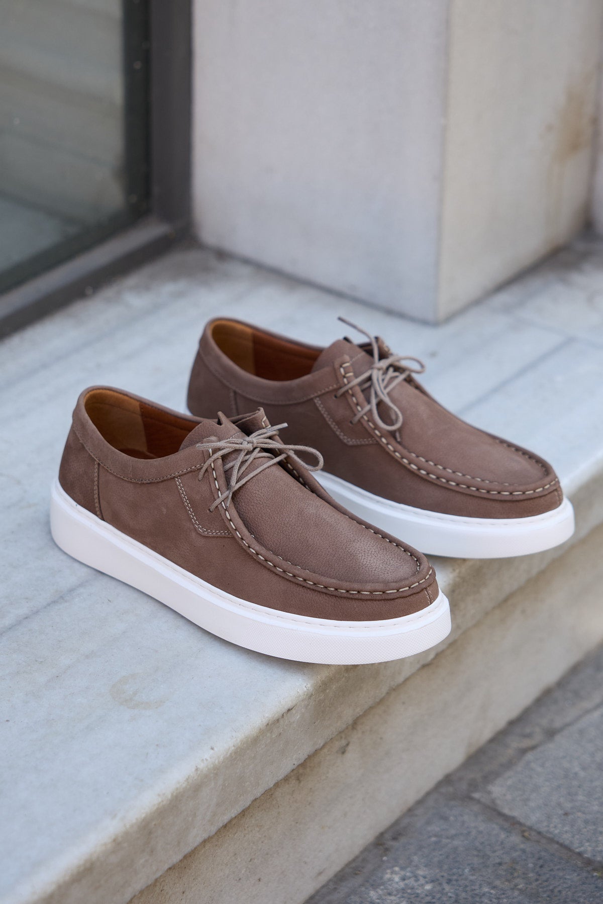 EAGLE KUM NUBUK %100 HAKİKİ DERİ ERKEK GÜNLÜK AYAKKABI