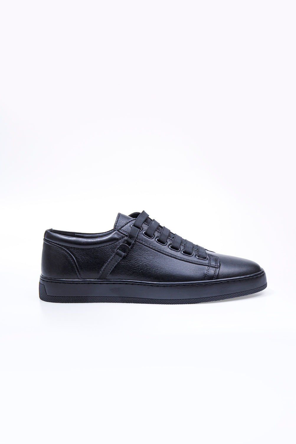 ARVE SİYAH HAKİKİ DERİ BÜYÜK BEDEN ERKEK SNEAKER AYAKKABI