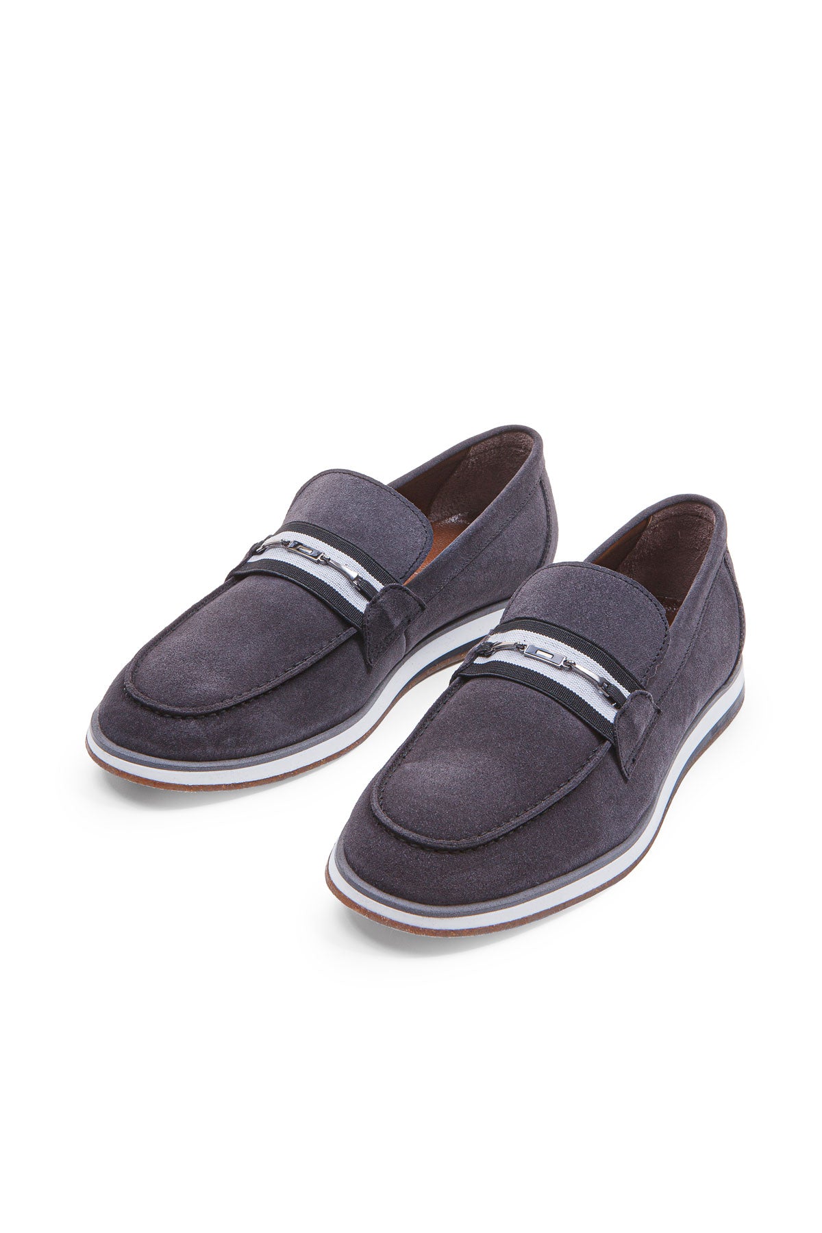 VENTURE GRİ SÜET ERKEK LOAFER AYAKKABI