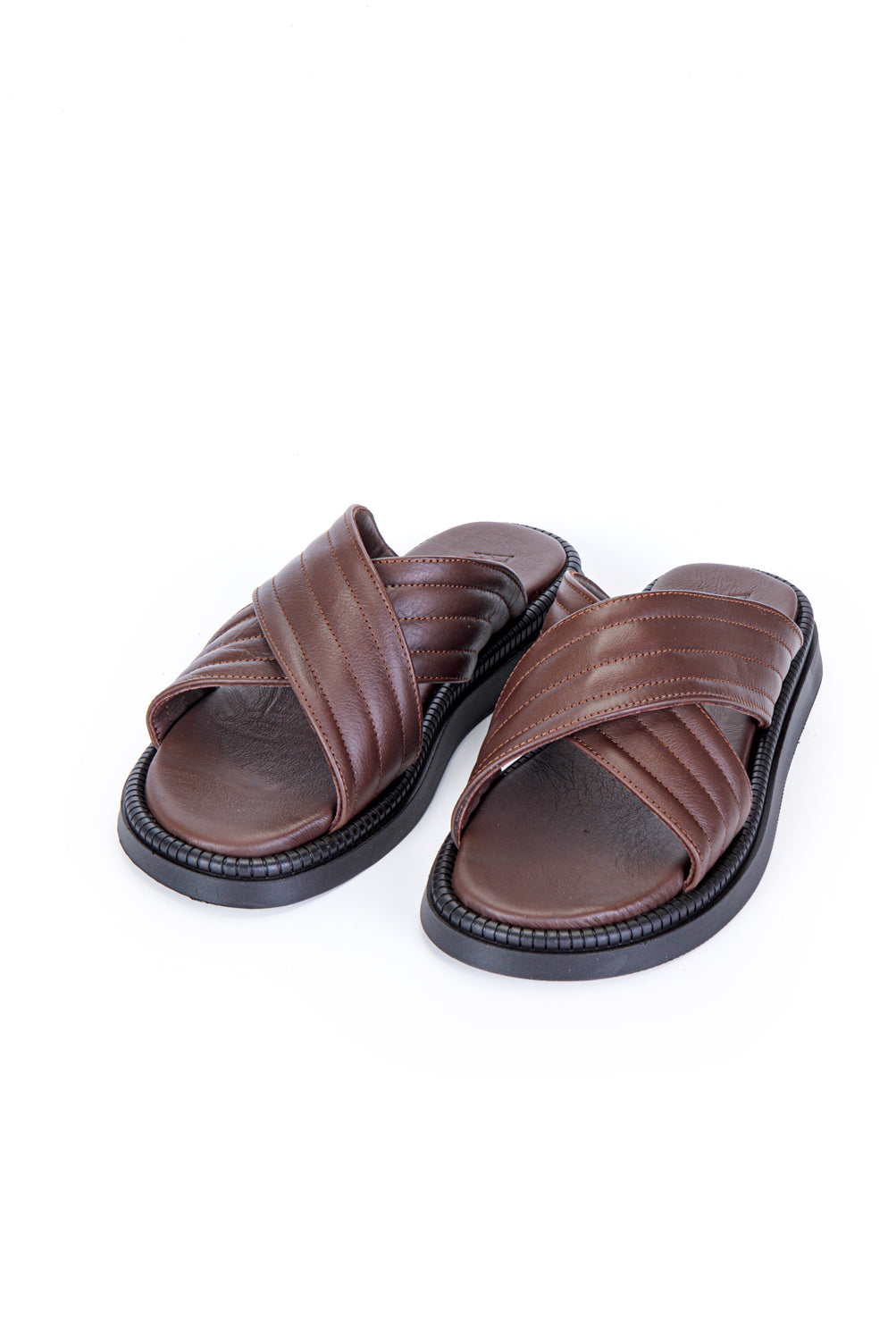 TREVO KAHVERENGİ % 100 HAKİKİ DERİ ERKEK TERLİK