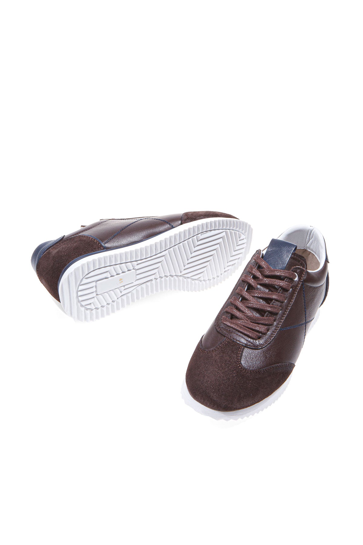 CLASS KAHVE HAKİKİ DERİ ERKEK SNEAKER AYAKKABI