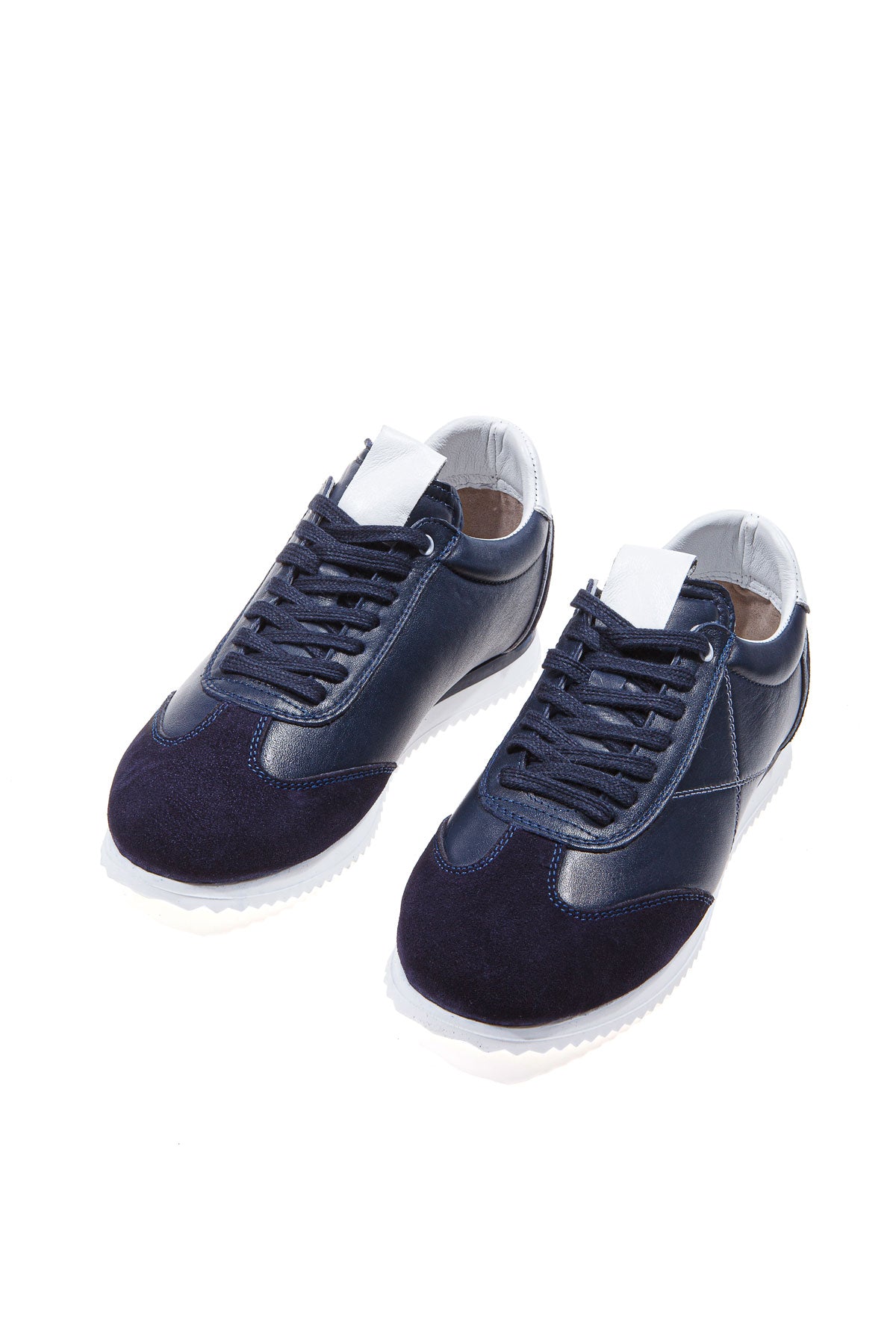 CLASS LACİVERT HAKİKİ DERİ ERKEK SNEAKER AYAKKABI