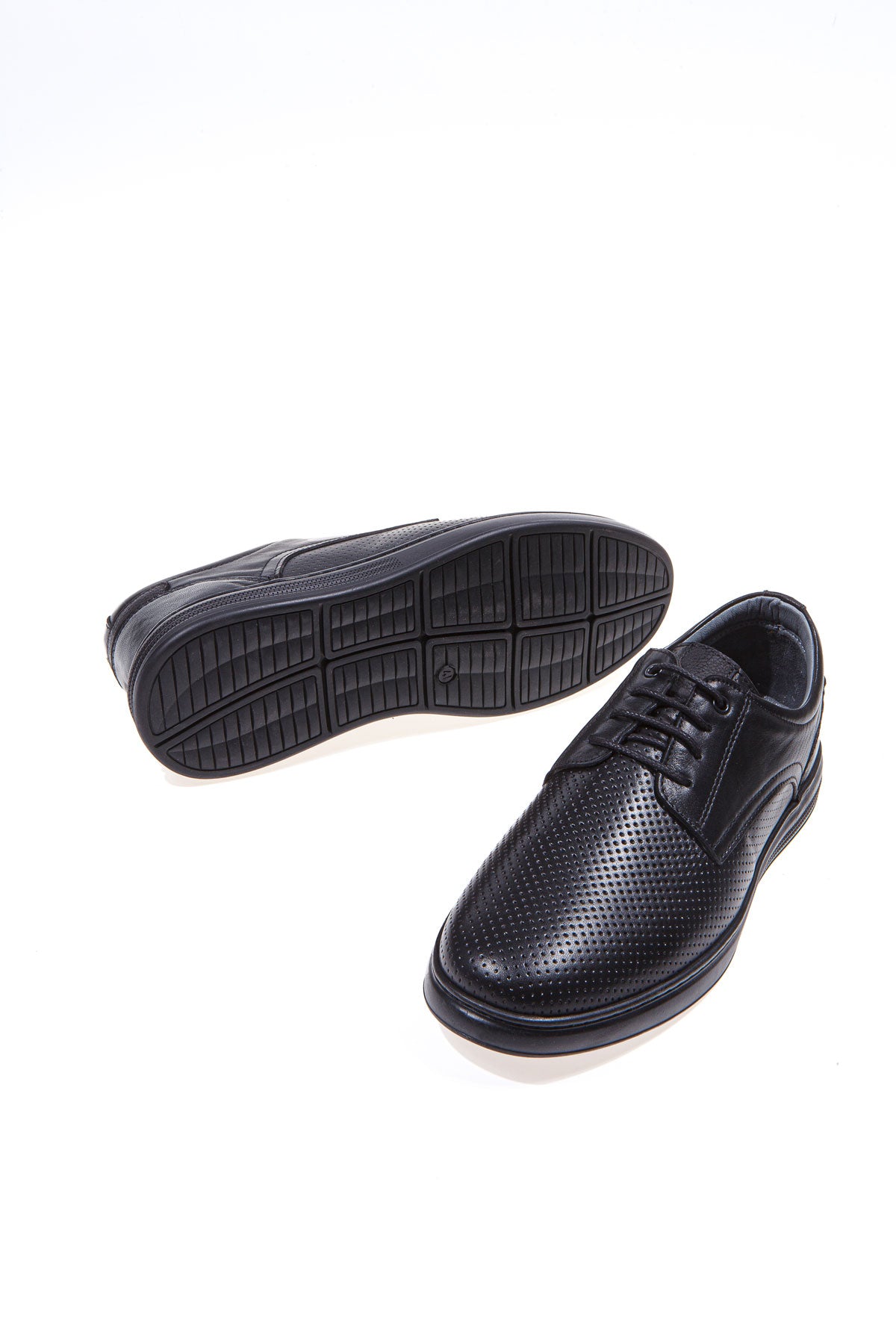 VIGO SİYAH HAKİKİ DERİ ERKEK SNEAKER AYAKKABI