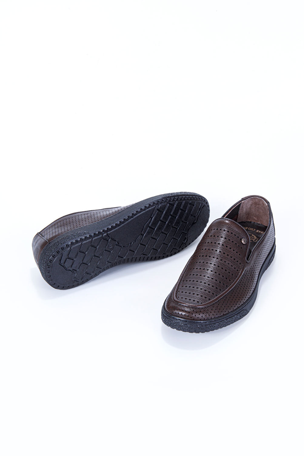 FUZE KAHVERENGİ %100 HAKİKİ DERİ ERKEK LOAFER AYAKKABI