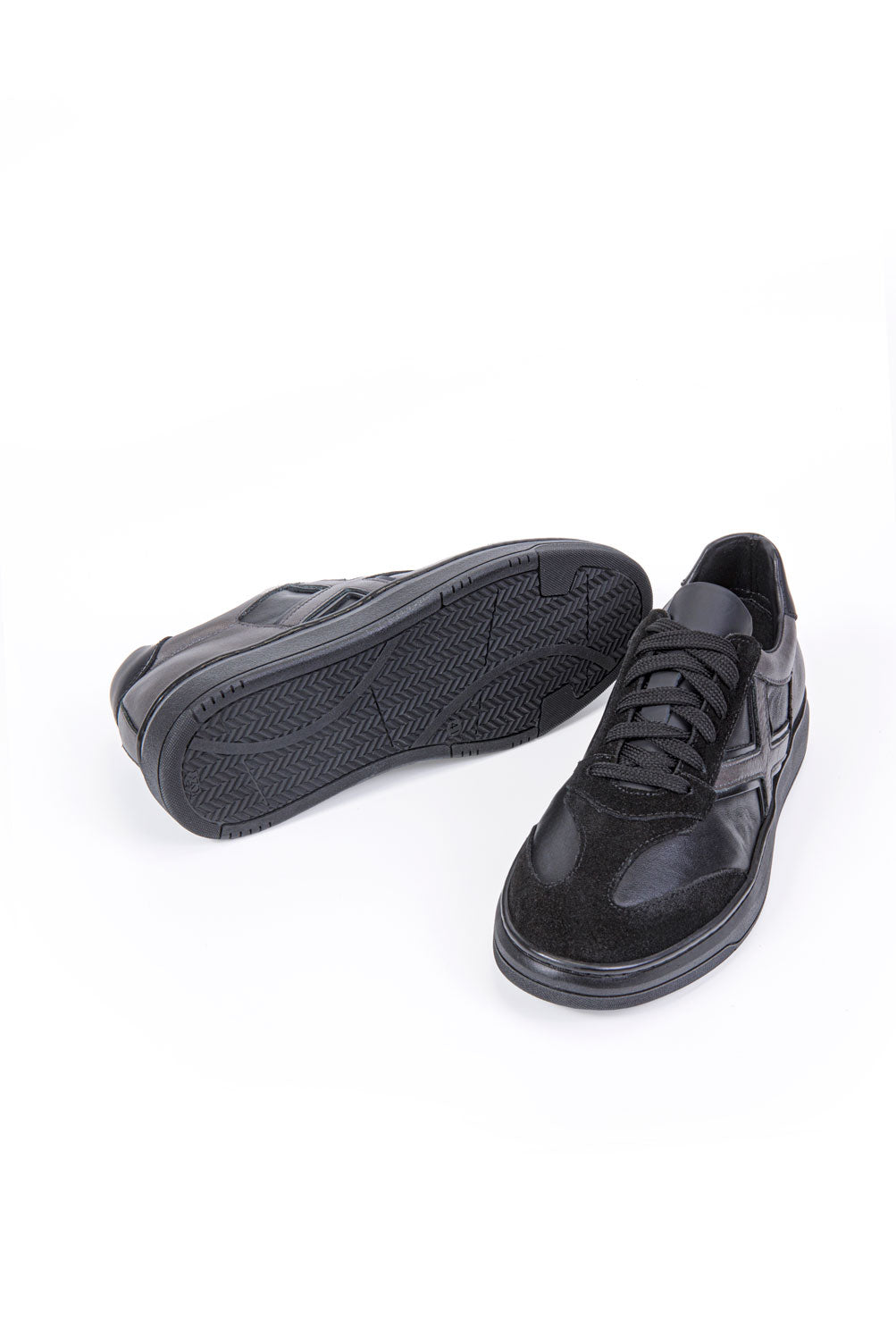 XEON SİYAH %100 HAKİKİ DERİ ERKEK SNEAKER AYAKKABI